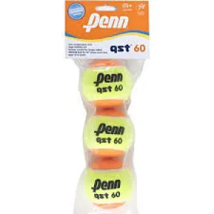 Penn QST 60 Felt Ball 3-Ball Polybag