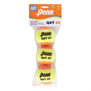 Penn QST 60 Quick Start Orange Junior Tennis Balls (3 Pack)