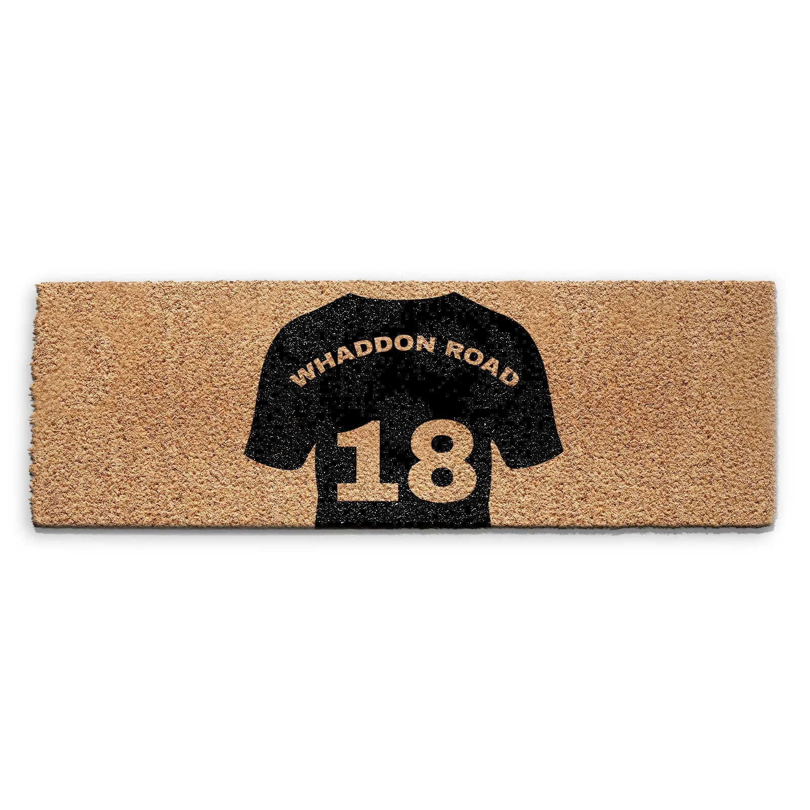 Personalised Doormat - Football Shirt and Number