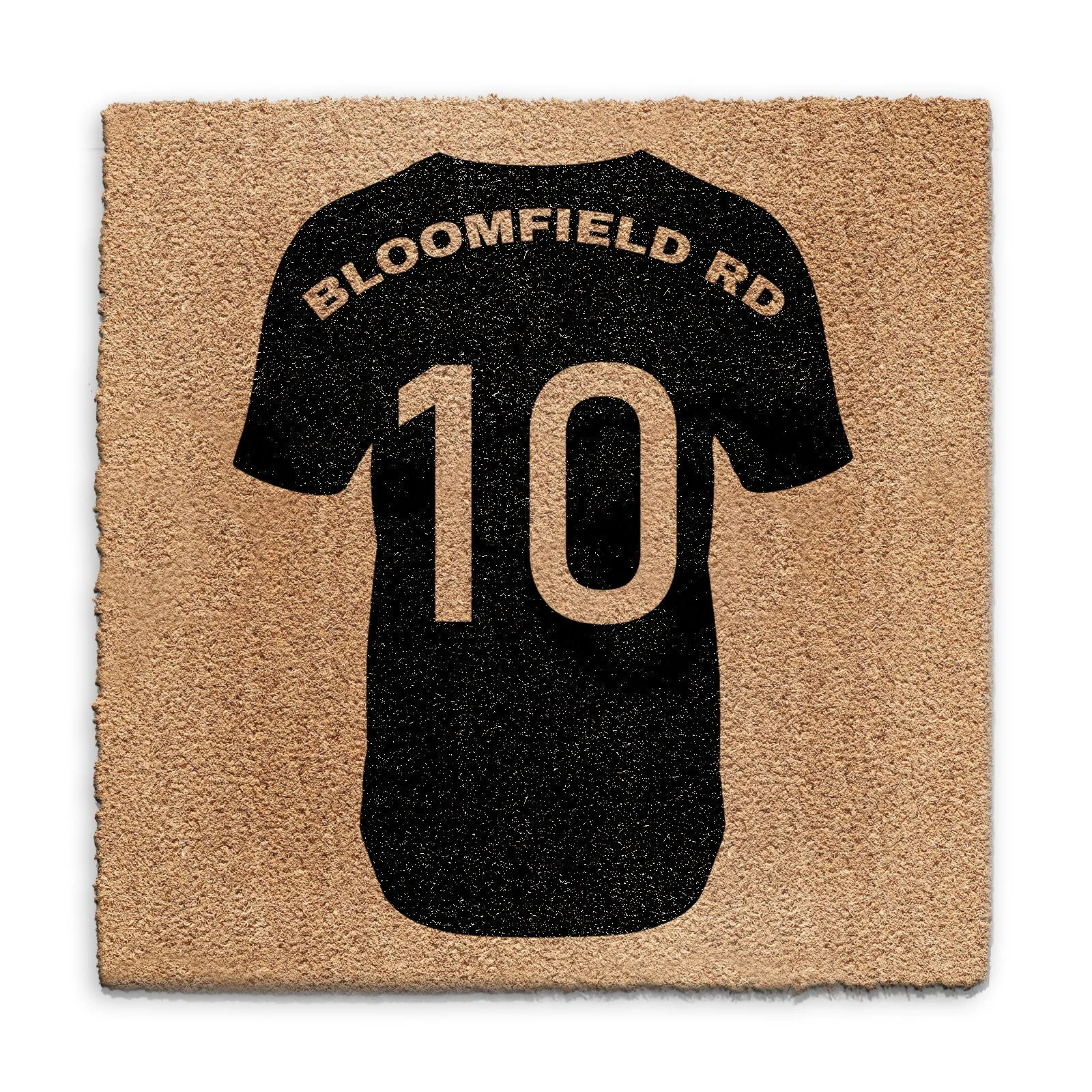 Personalised Doormat - Football Shirt and Number