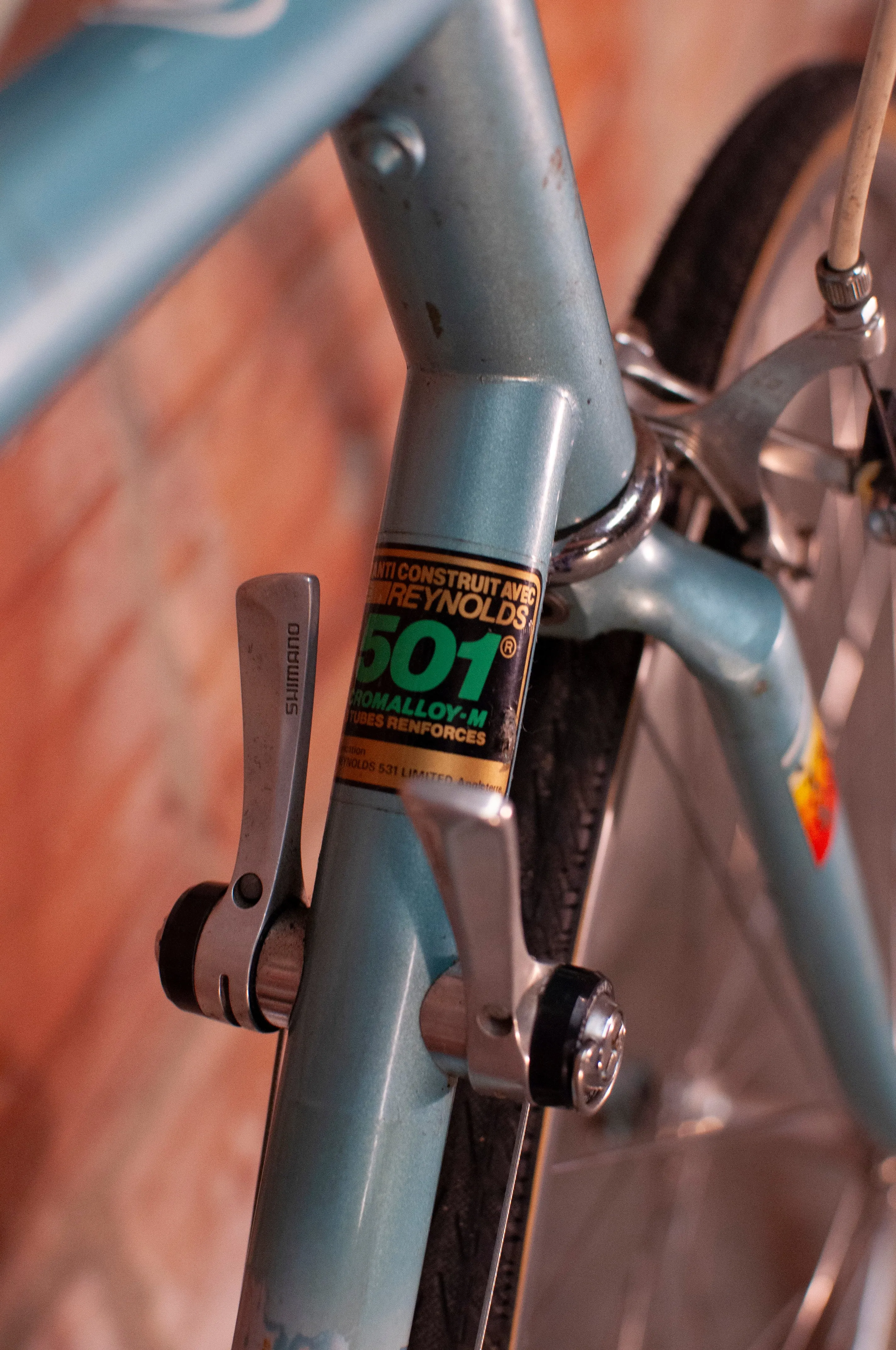Peugeot Nice Vintage Steel Road Bike, 56cm/Large, light blue