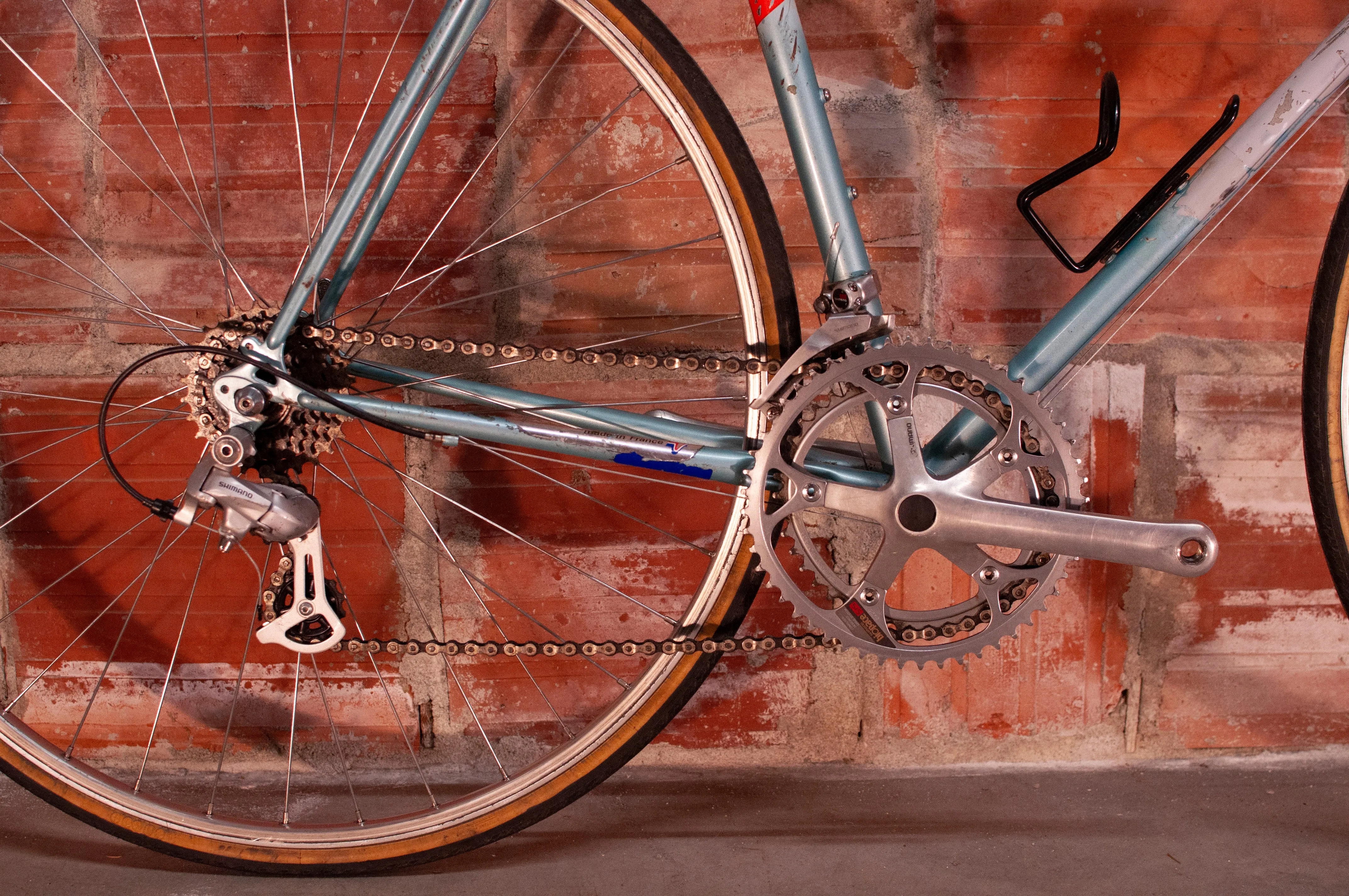 Peugeot Nice Vintage Steel Road Bike, 56cm/Large, light blue