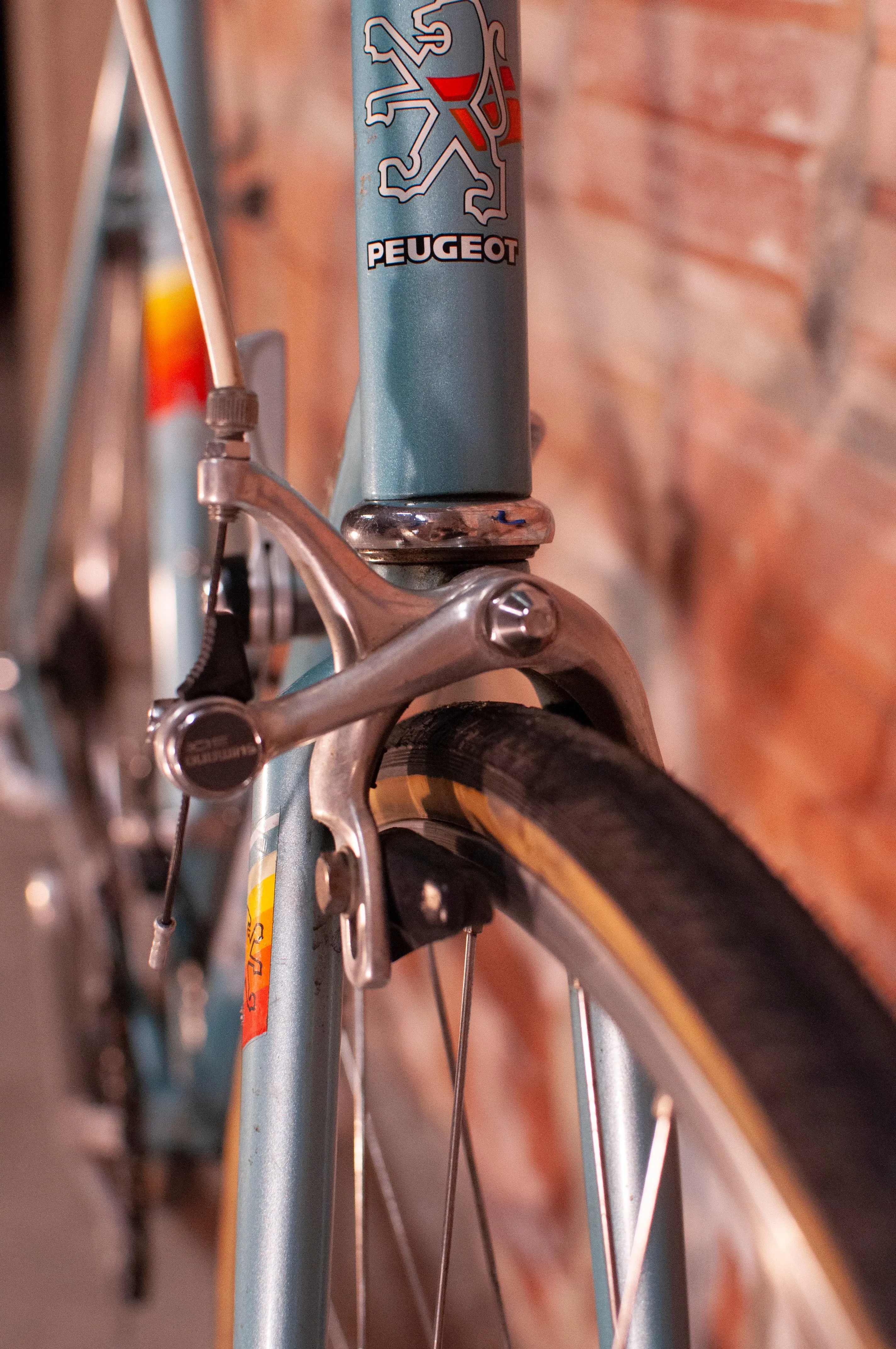 Peugeot Nice Vintage Steel Road Bike, 56cm/Large, light blue