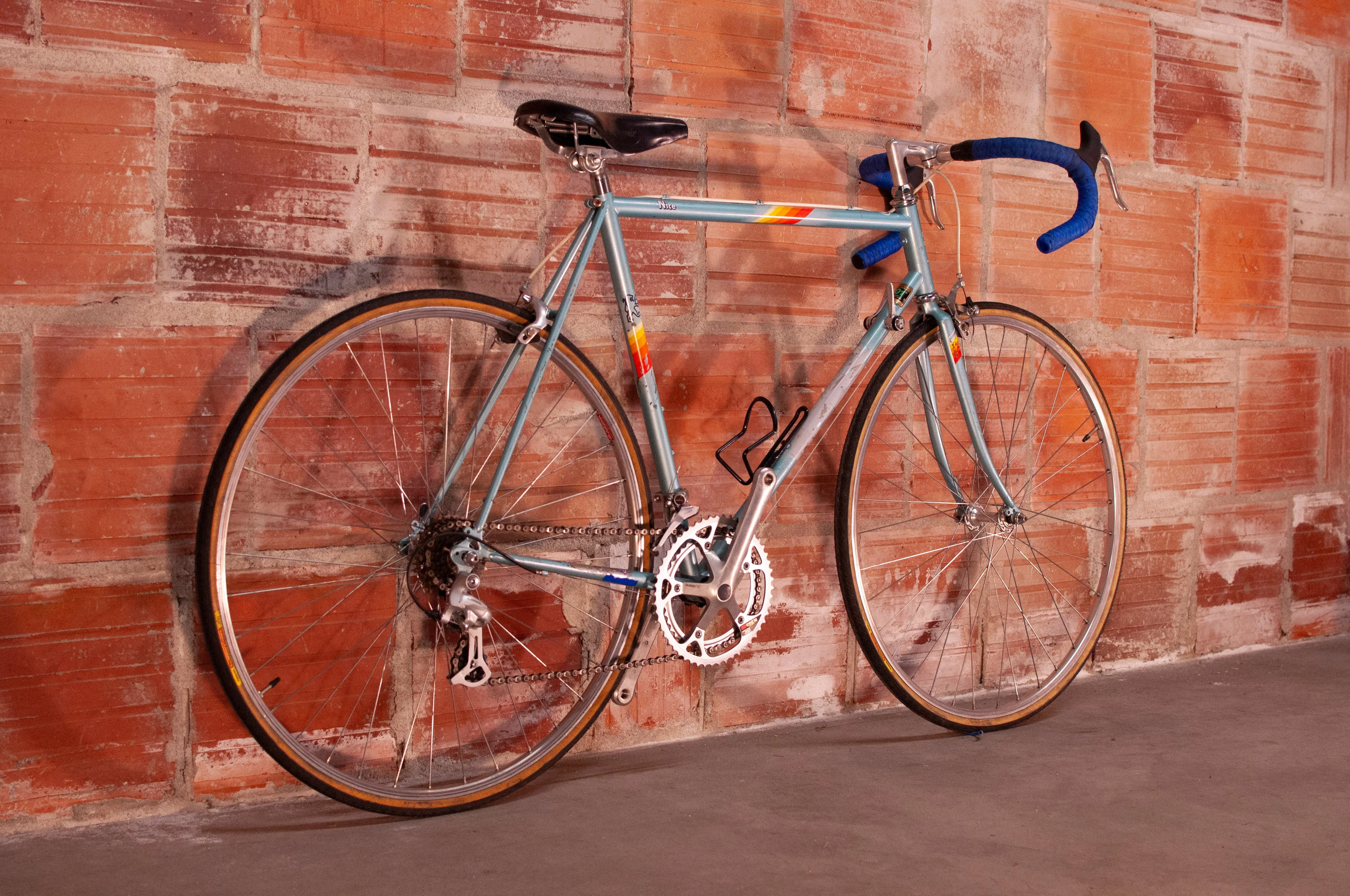 Peugeot Nice Vintage Steel Road Bike, 56cm/Large, light blue