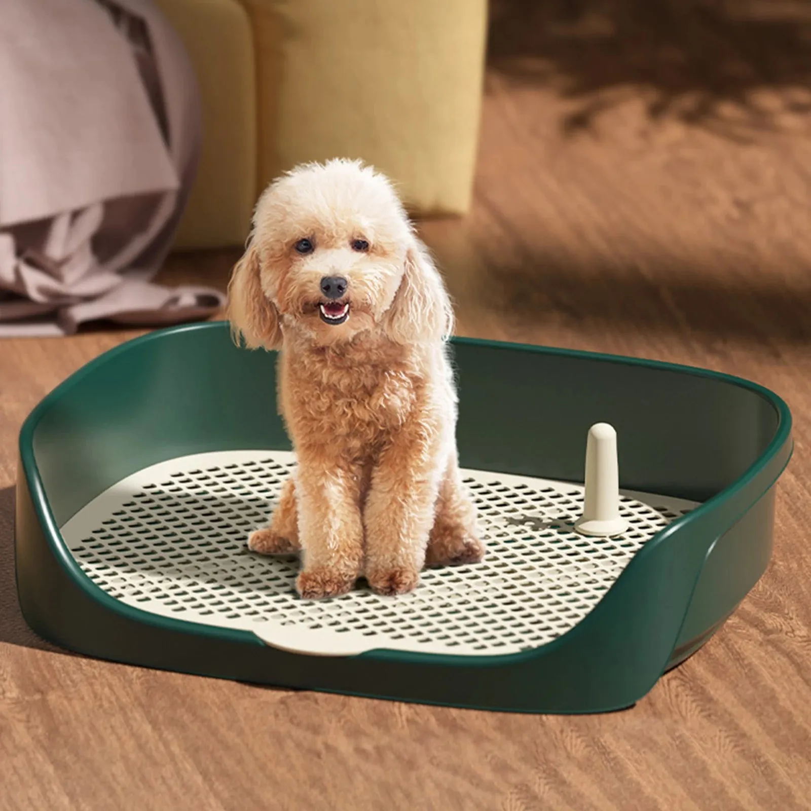 Portable Dog Potty Pan Litter Box