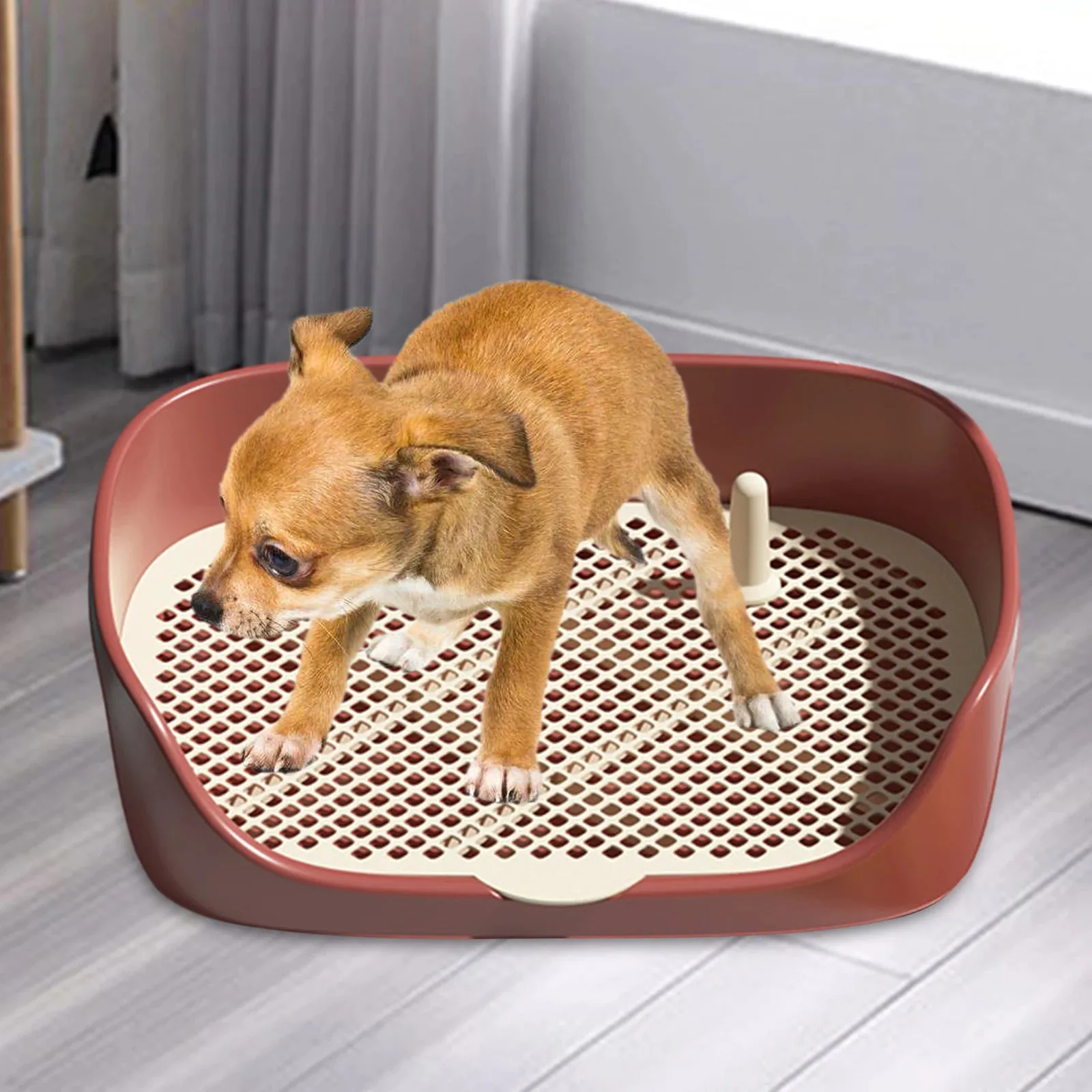 Portable Dog Potty Pan Litter Box