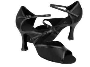 PP207 Black Satin & Black Trim