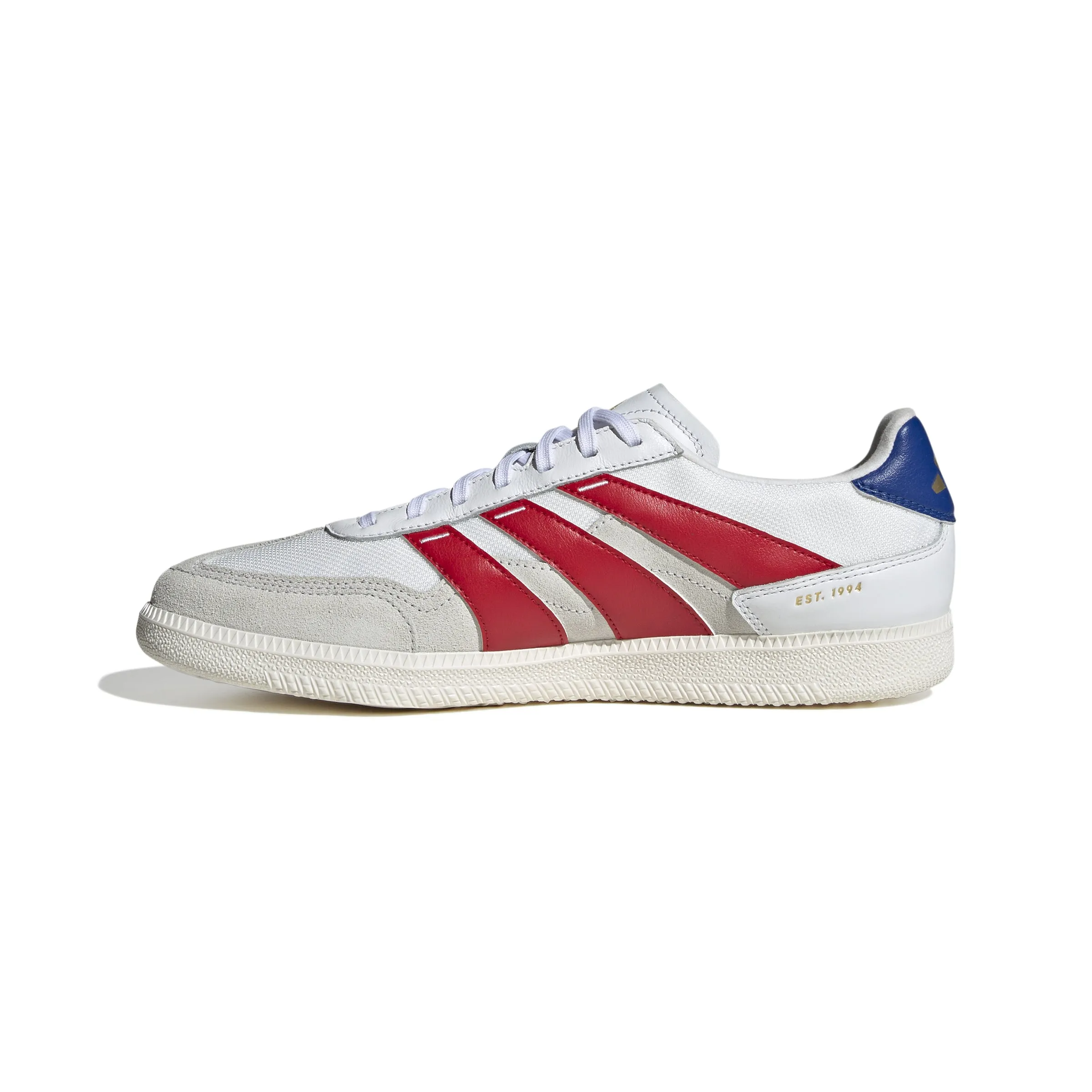 Predator 24 League Low Freestyle (Cloud White / Better Scarlet / Royal Blue)