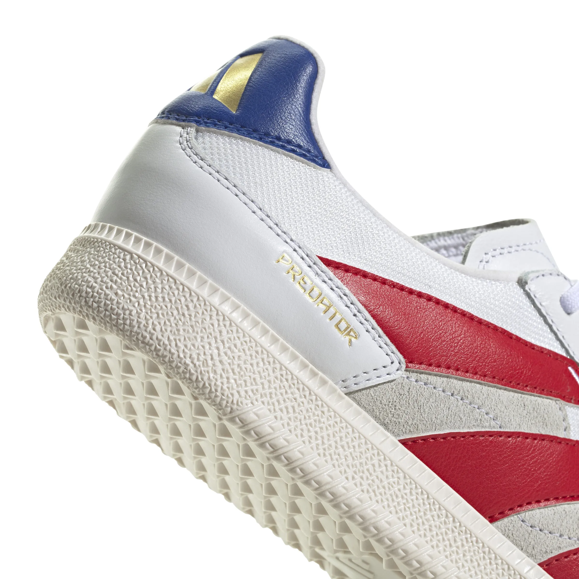 Predator 24 League Low Freestyle (Cloud White / Better Scarlet / Royal Blue)