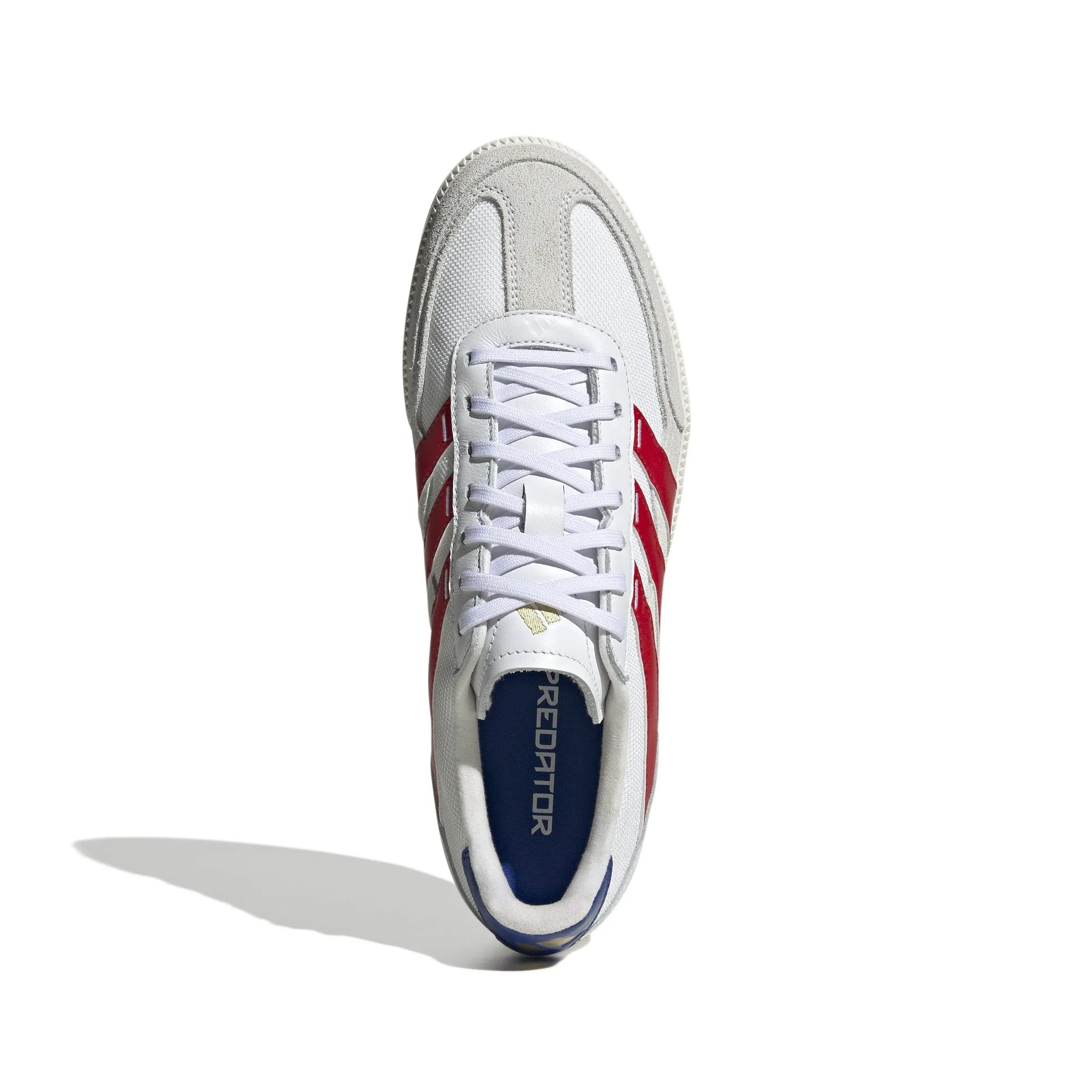 Predator 24 League Low Freestyle (Cloud White / Better Scarlet / Royal Blue)