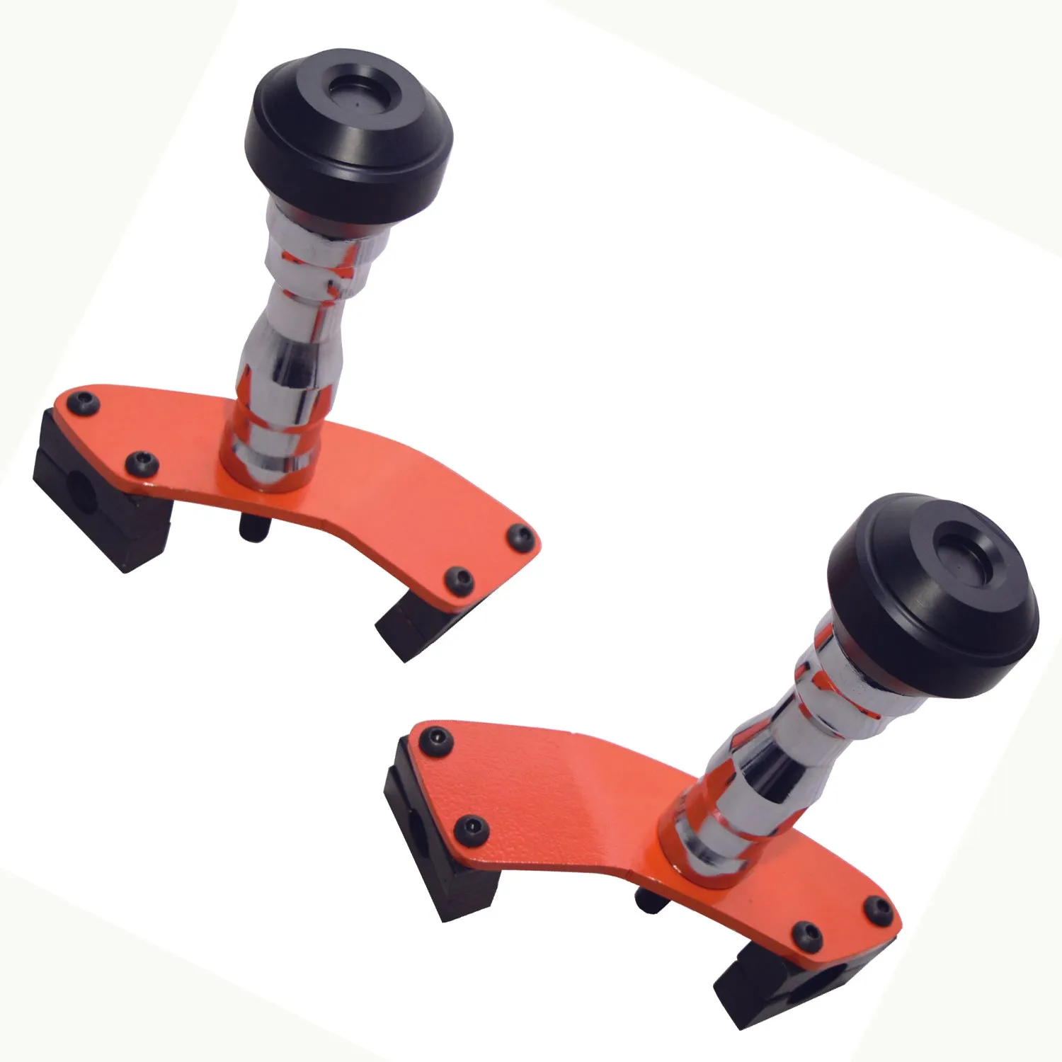 Premium Heavy Duty Frame Slider With Brackets Set of 2 (Orange)