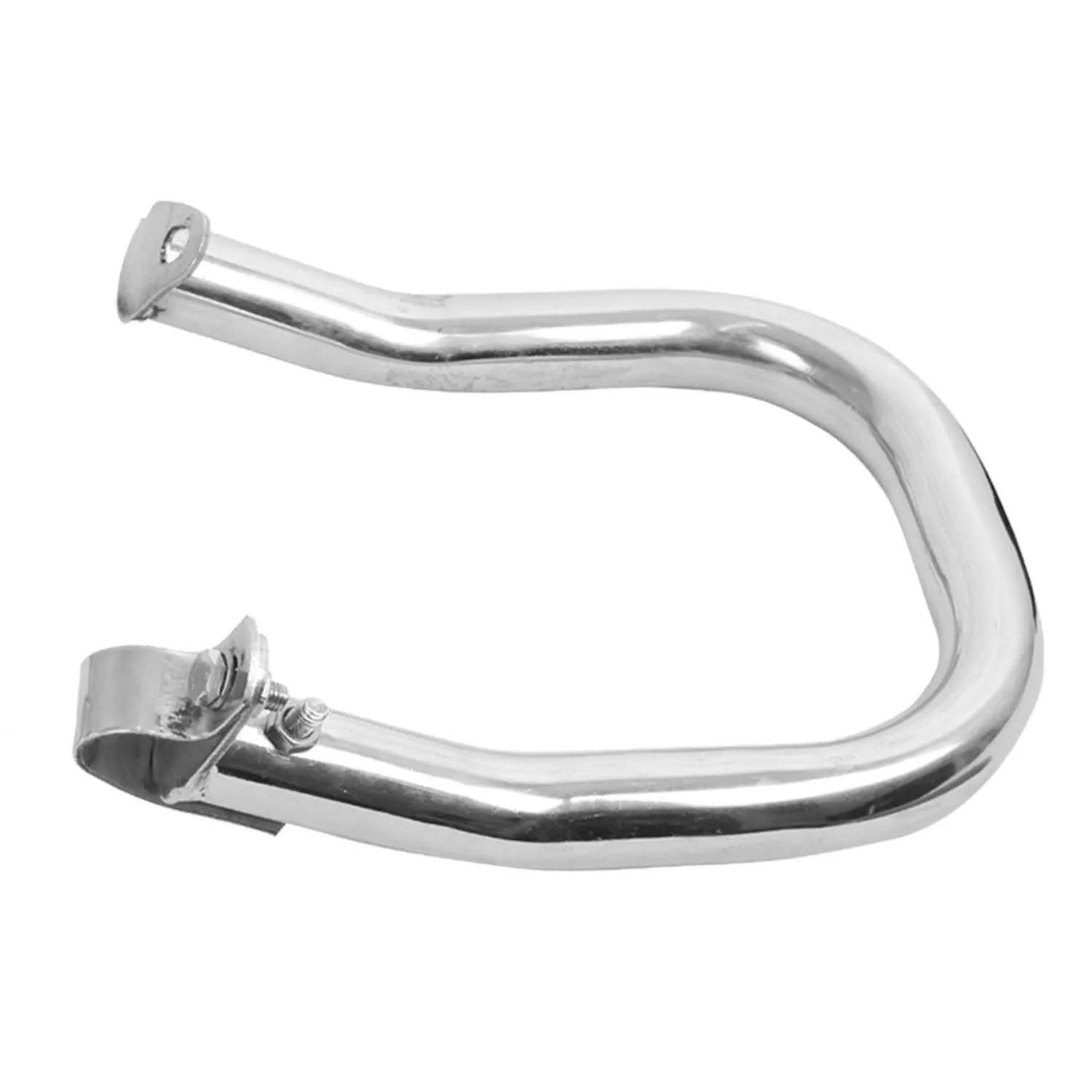 Premium Heavy Pure Stainless Steel Leg Guard for Jawa All Models Bike, (Chrome).