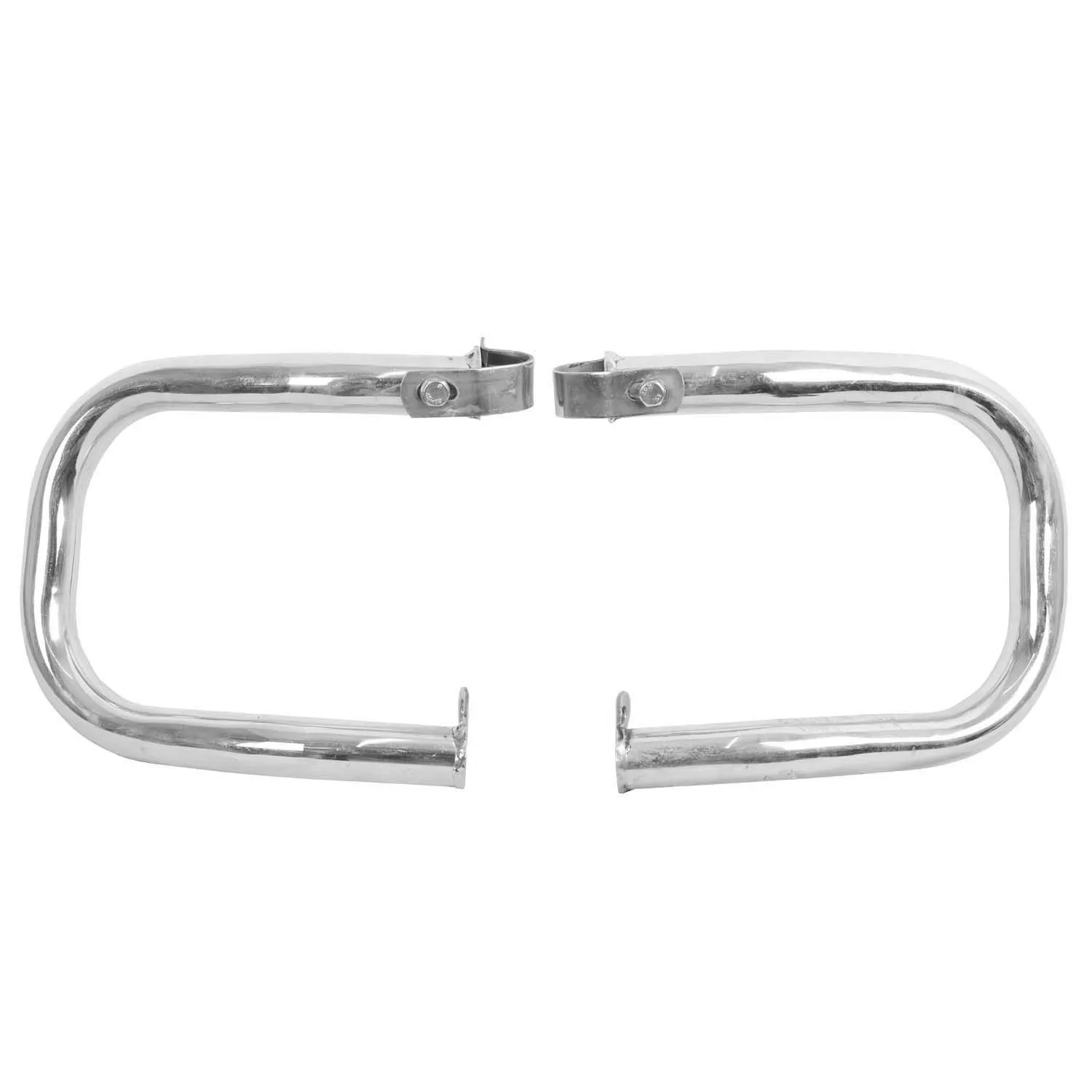 Premium Heavy Pure Stainless Steel Leg Guard for Jawa All Models Bike, (Chrome).