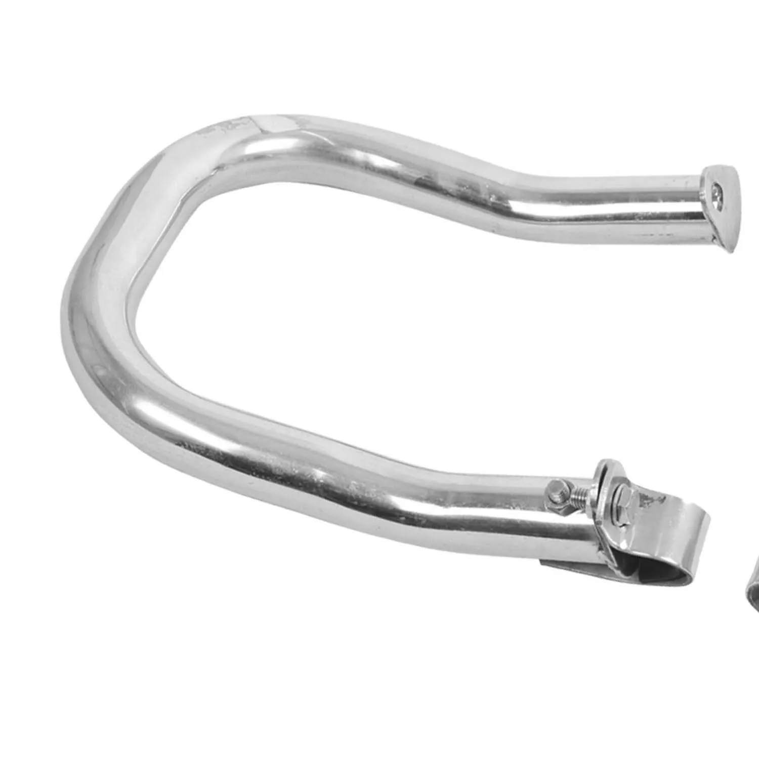 Premium Heavy Pure Stainless Steel Leg Guard for Jawa All Models Bike, (Chrome).