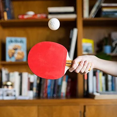 PRO SPIN Ping Pong Paddles - High-Performance 2-Player Set with Premium Table Tennis Rackets, 3-Star Ping Pong Balls, Compact Storage Case | Ping Pong Paddle Set of 2 for Indoor & Outdoor Games