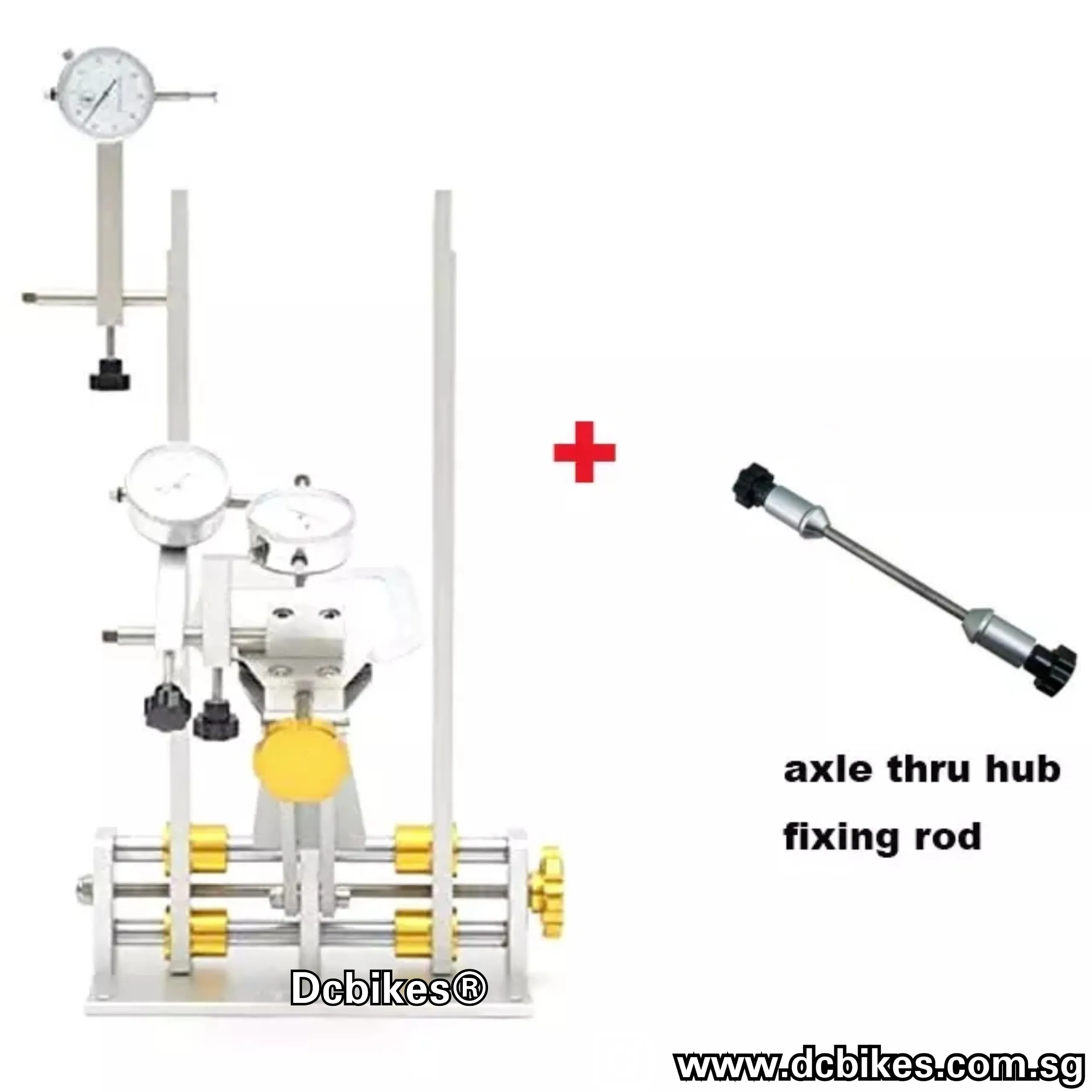 Professional Bicycle Wheel Truing Stand For 16" to 29"/700c   3 Indicator Dial Gauge Adjustment Repair Tool