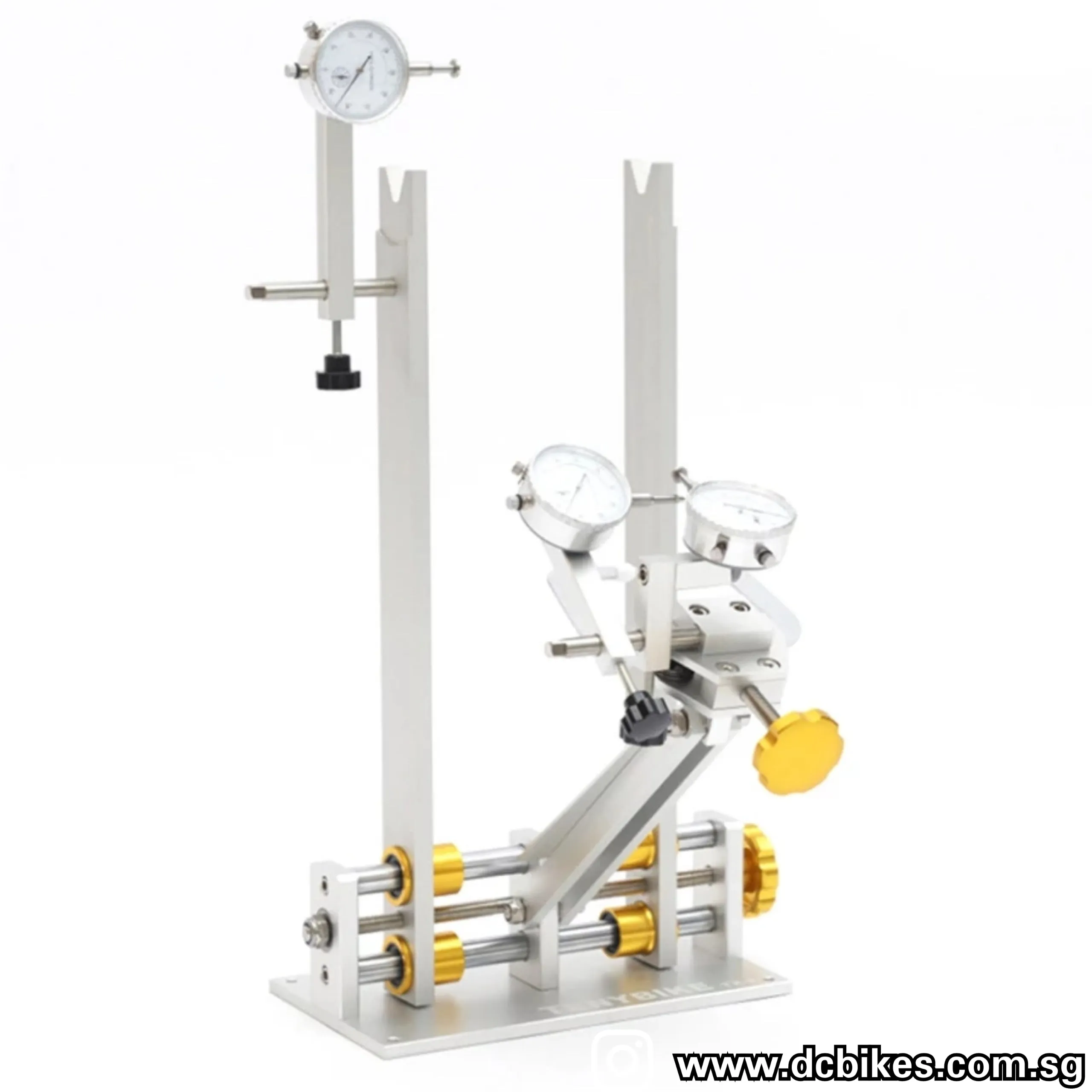Professional Bicycle Wheel Truing Stand For 16" to 29"/700c   3 Indicator Dial Gauge Adjustment Repair Tool