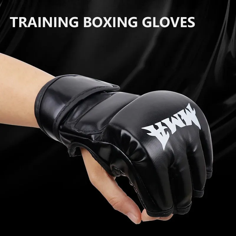 Professional Half Finger Training Gloves  - Boxing / MMA
