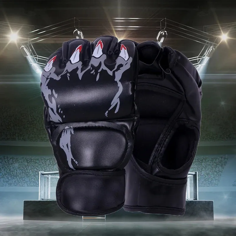 Professional Half Finger Training Gloves  - Boxing / MMA