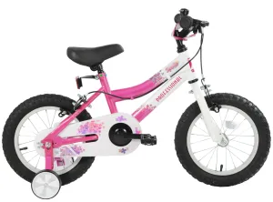 Professional Sparkle 12" Wheel Kids Bike - Pink and White