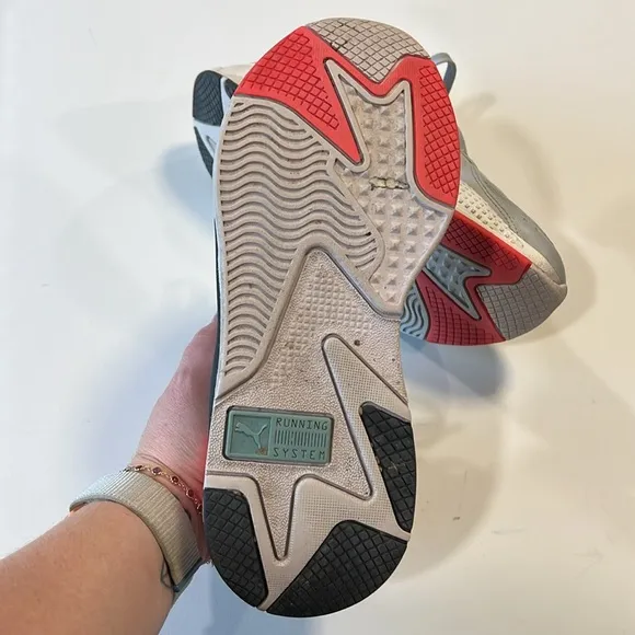 Puma - pink, gray, and black, 8.5 running shoe