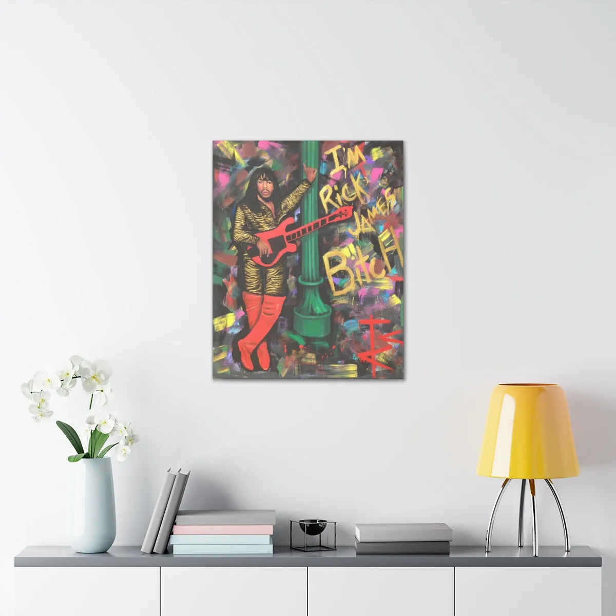"RICK JAMES B**CH" Prints