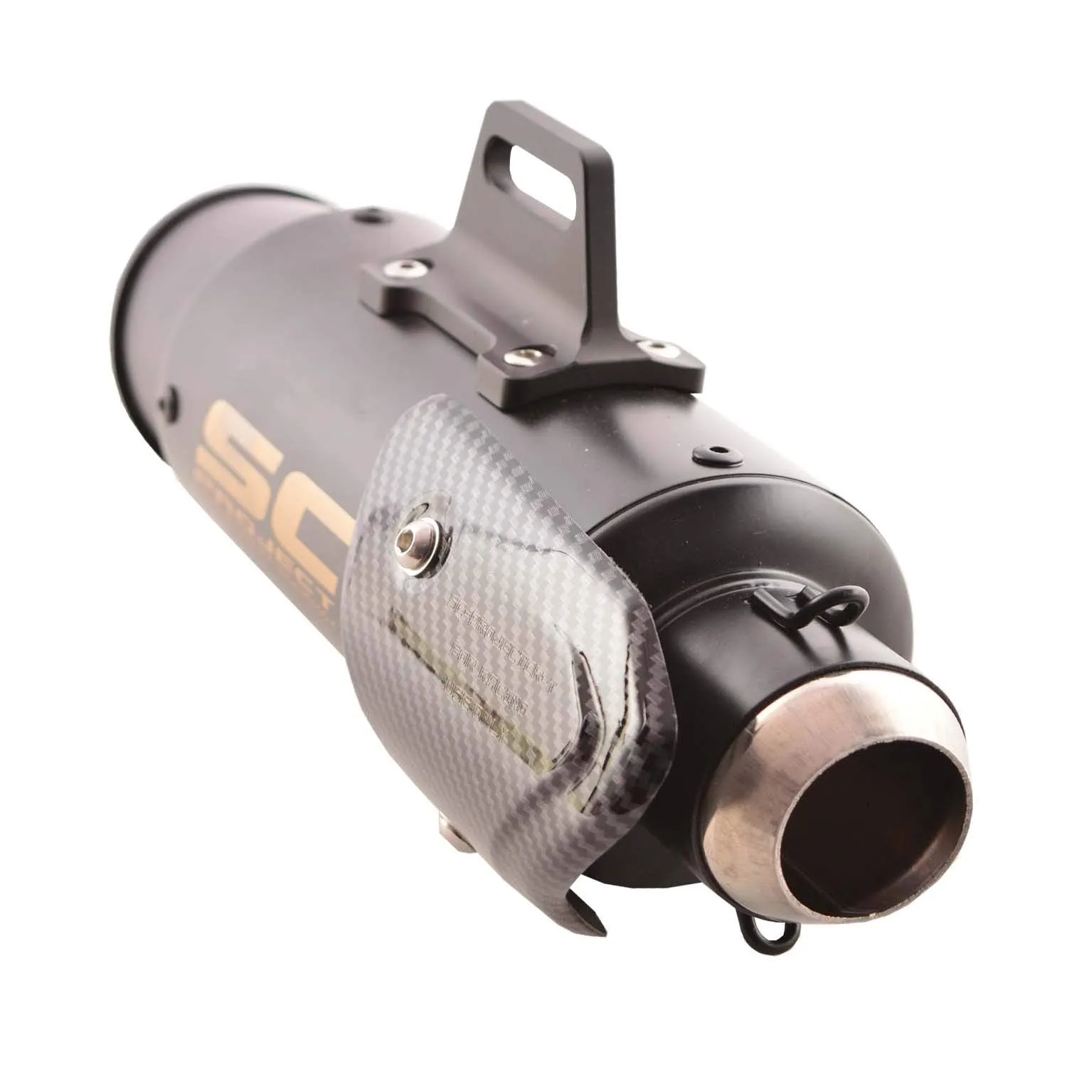 Racing Bike Exhaust Silencer (Black) For all bike Model