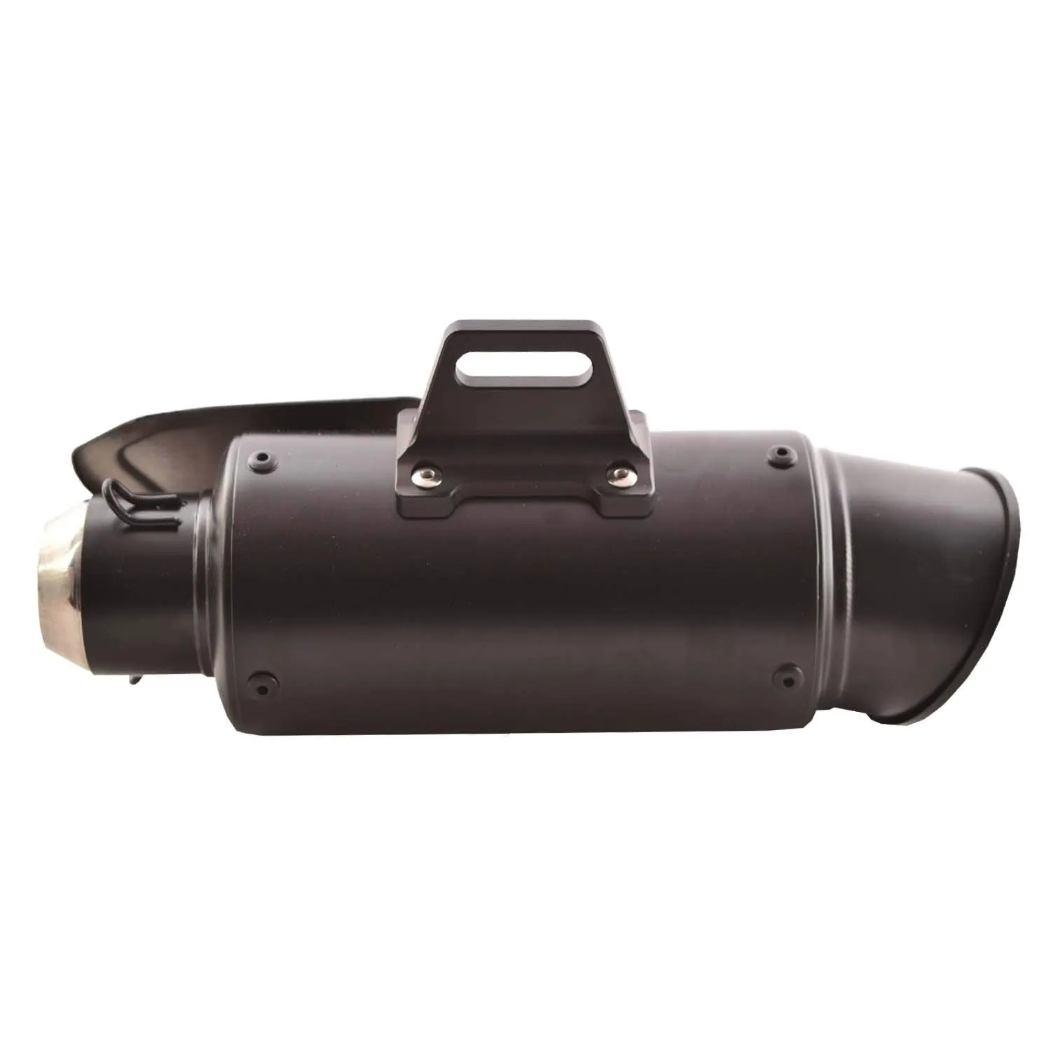 Racing Bike Exhaust Silencer (Black) For all bike Model