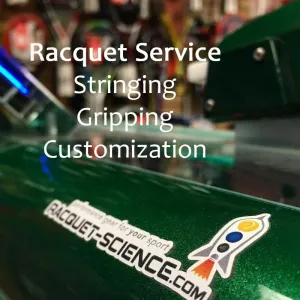 Racquet stringing & service
