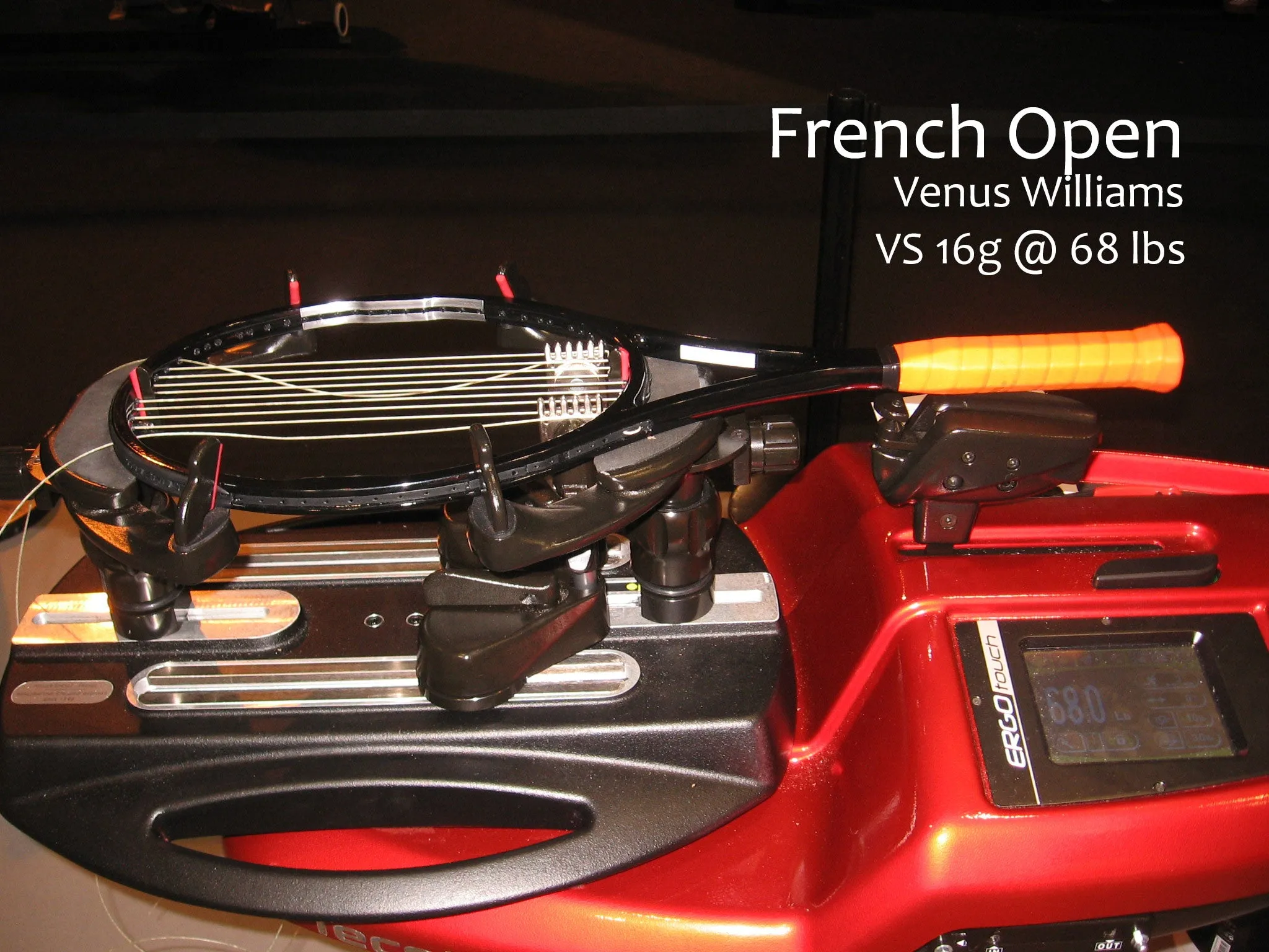Racquet stringing & service