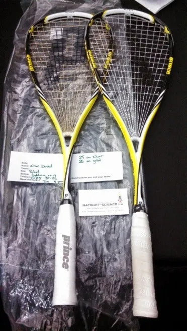Racquet stringing & service