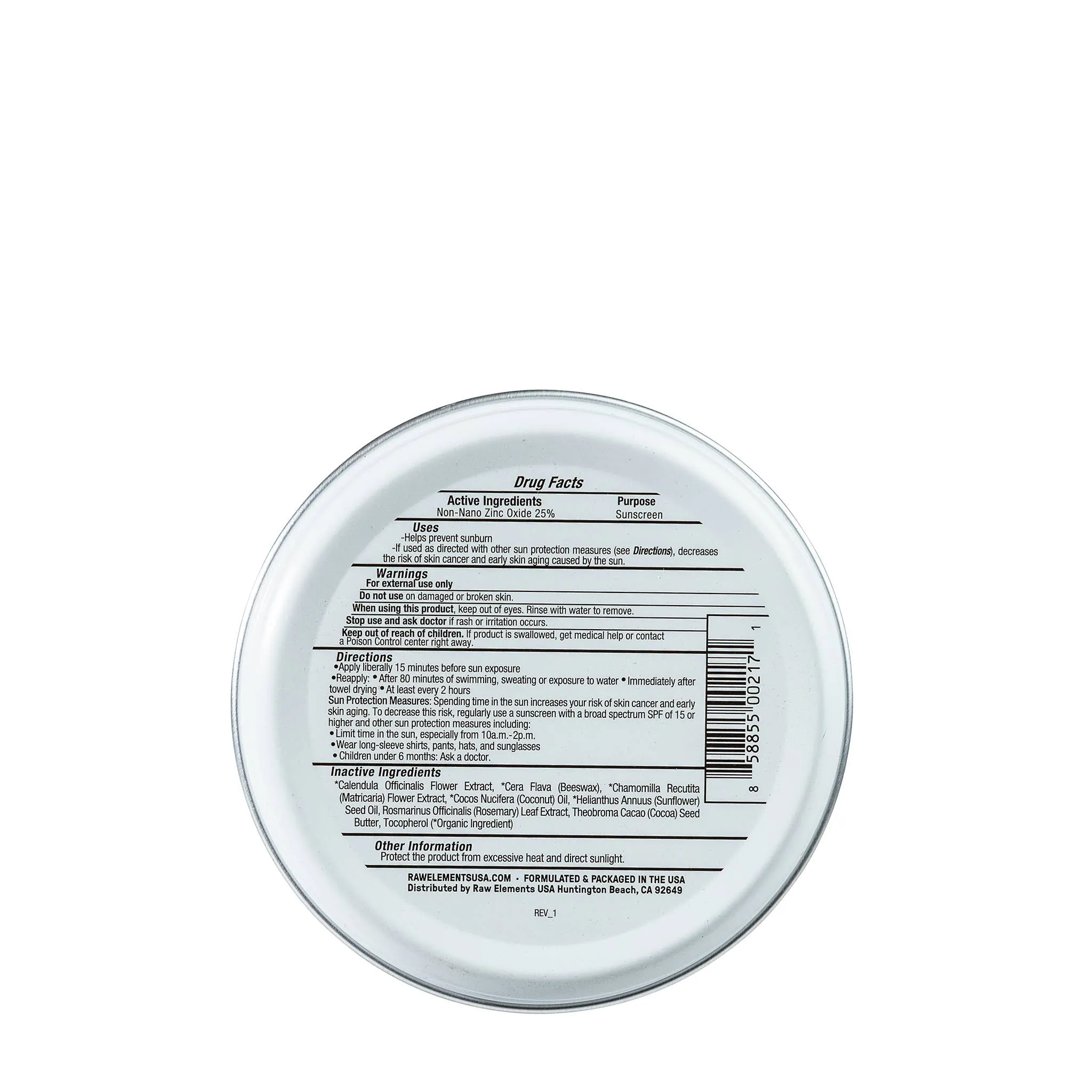 Raw Elements - RAW ELEMENTS BABY   KIDS LOTION TIN SPF 30