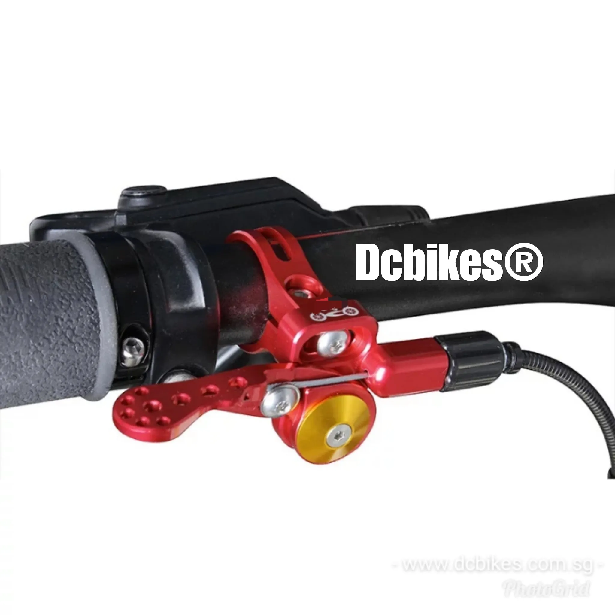 Red/Black Universal MTB Dropper Seat Post Remote Lever   Cable