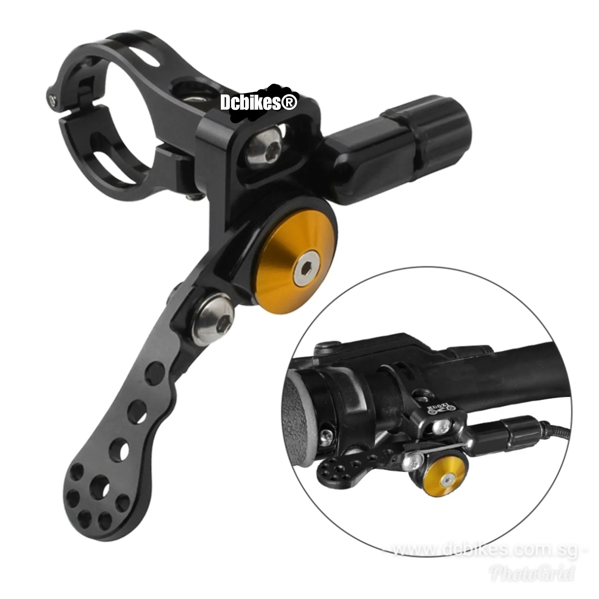 Red/Black Universal MTB Dropper Seat Post Remote Lever   Cable