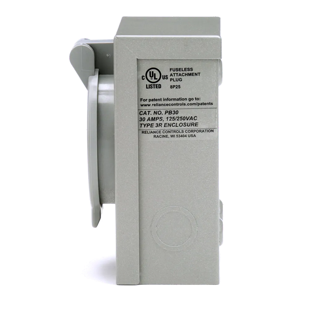 Reliance PB31 3,750-Watt 120V Pro/Tran Generator NEMA 3R Outdoor Power Inlet Box