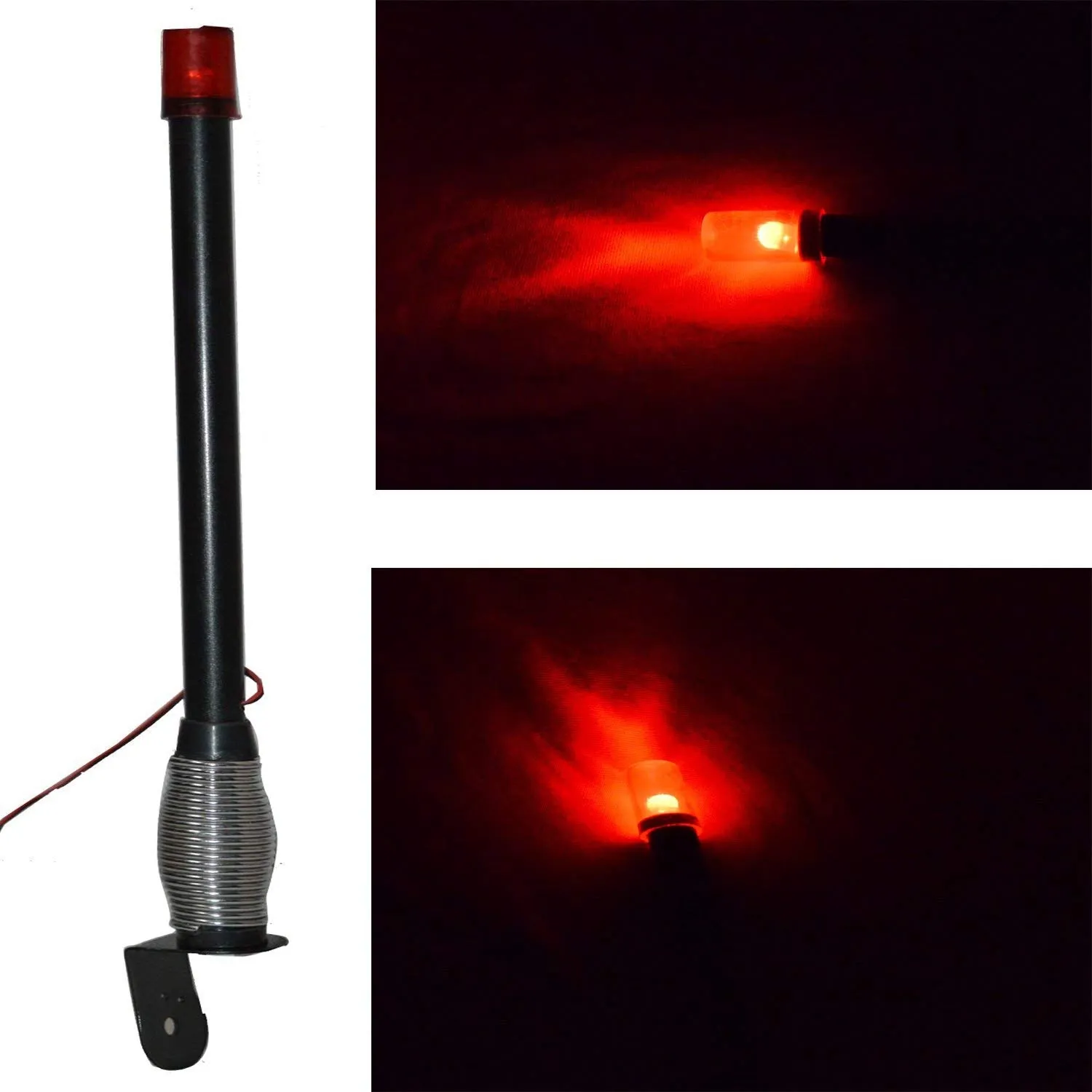 R.J.VON Bike Antenna Led Red 30 cm For - Bike All Moldel