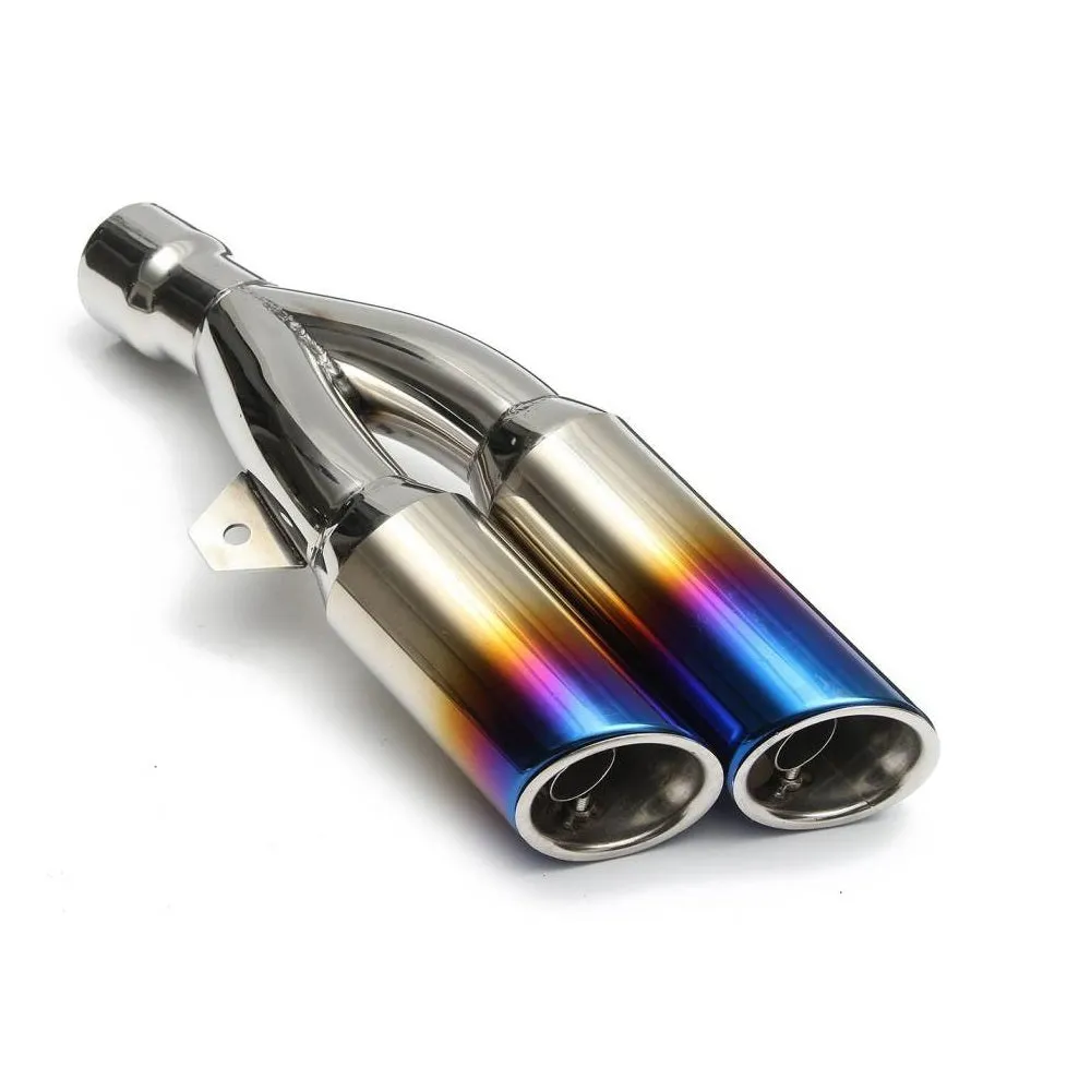 R.J.VON Bike Exhaust Muffler  Multicolor Silencer