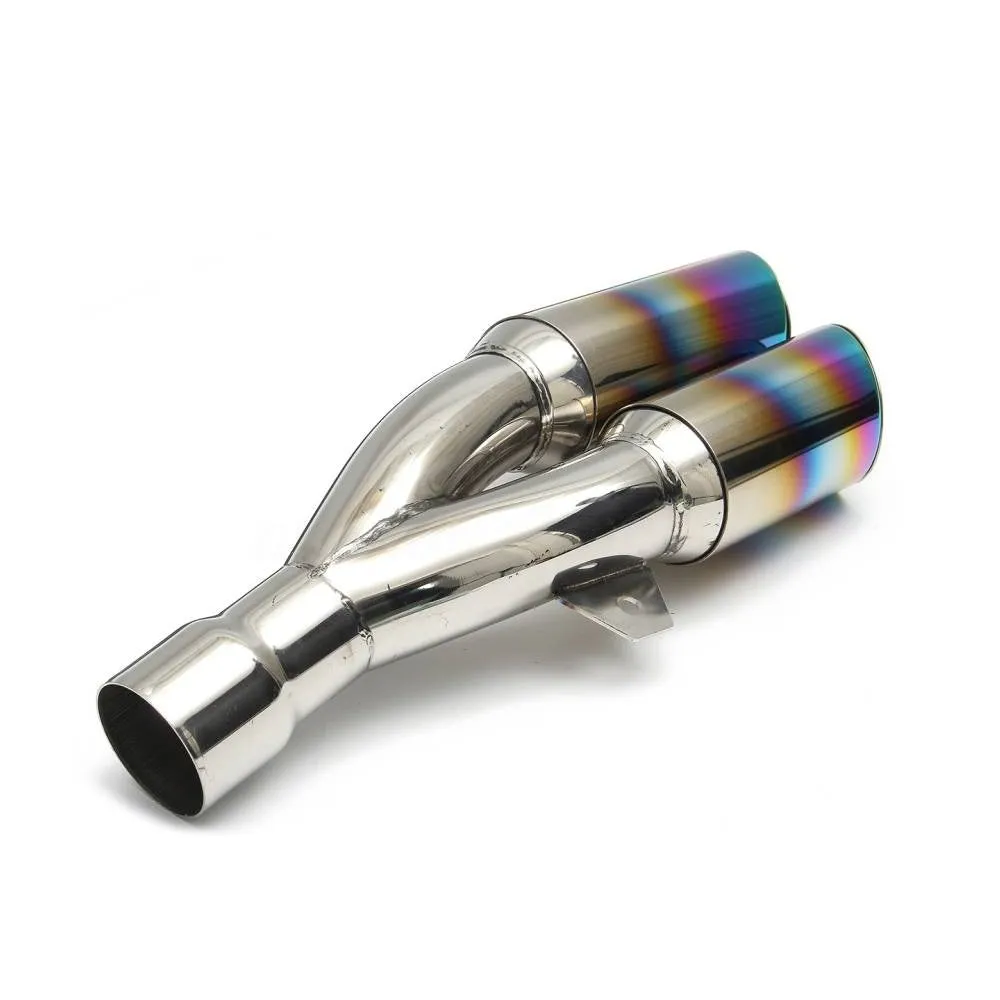 R.J.VON Bike Exhaust Muffler  Multicolor Silencer