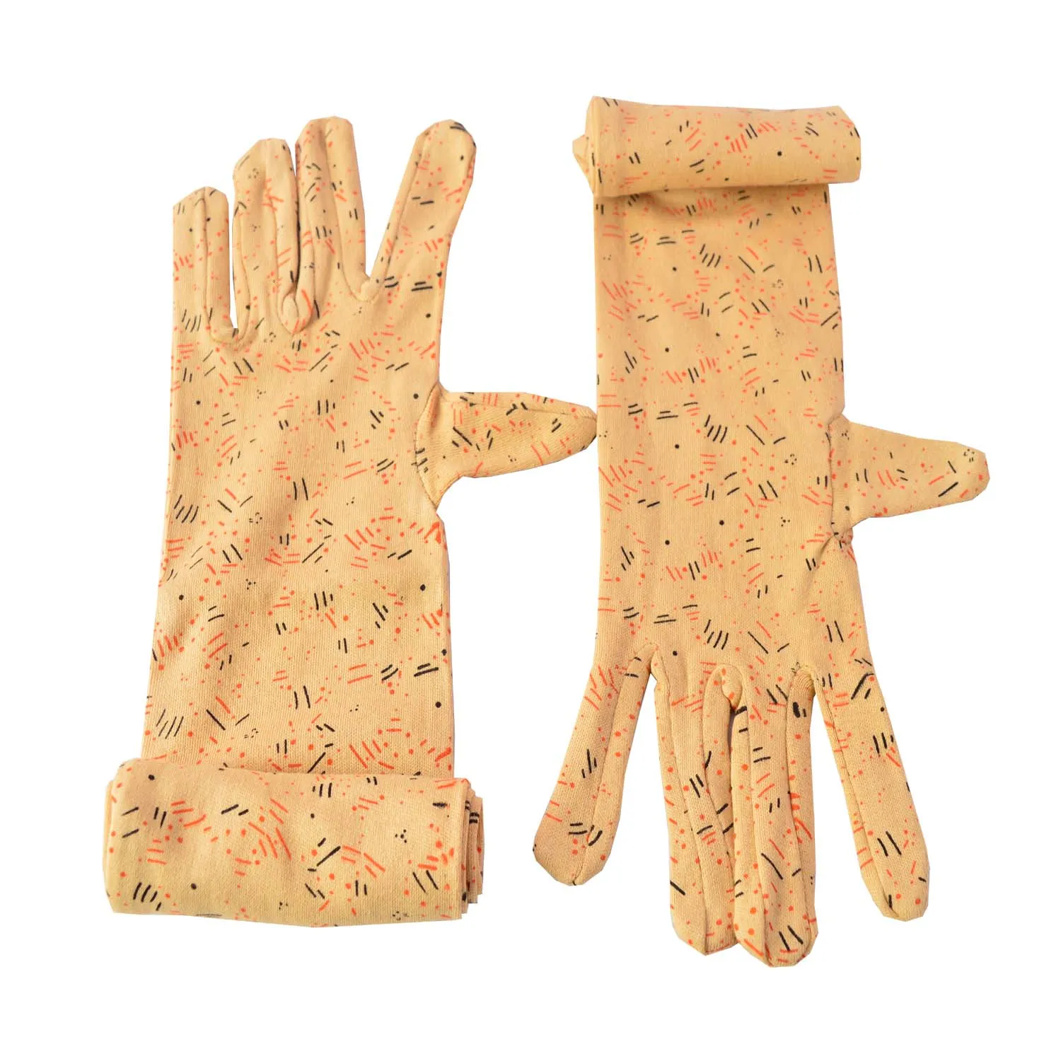R.J.Von Brown Full Hand Gloves Cold & Sun Protective