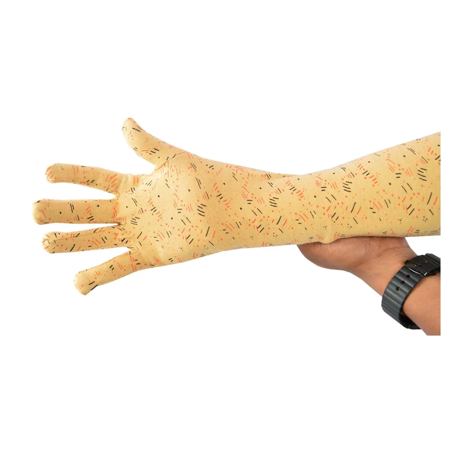 R.J.Von Brown Full Hand Gloves Cold & Sun Protective