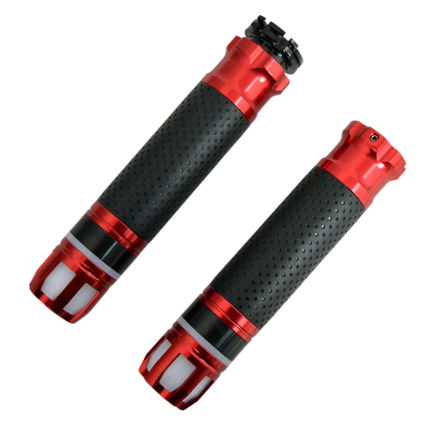 R.J.Von Hand Grip with End Bar LED Light (Pack of 2)