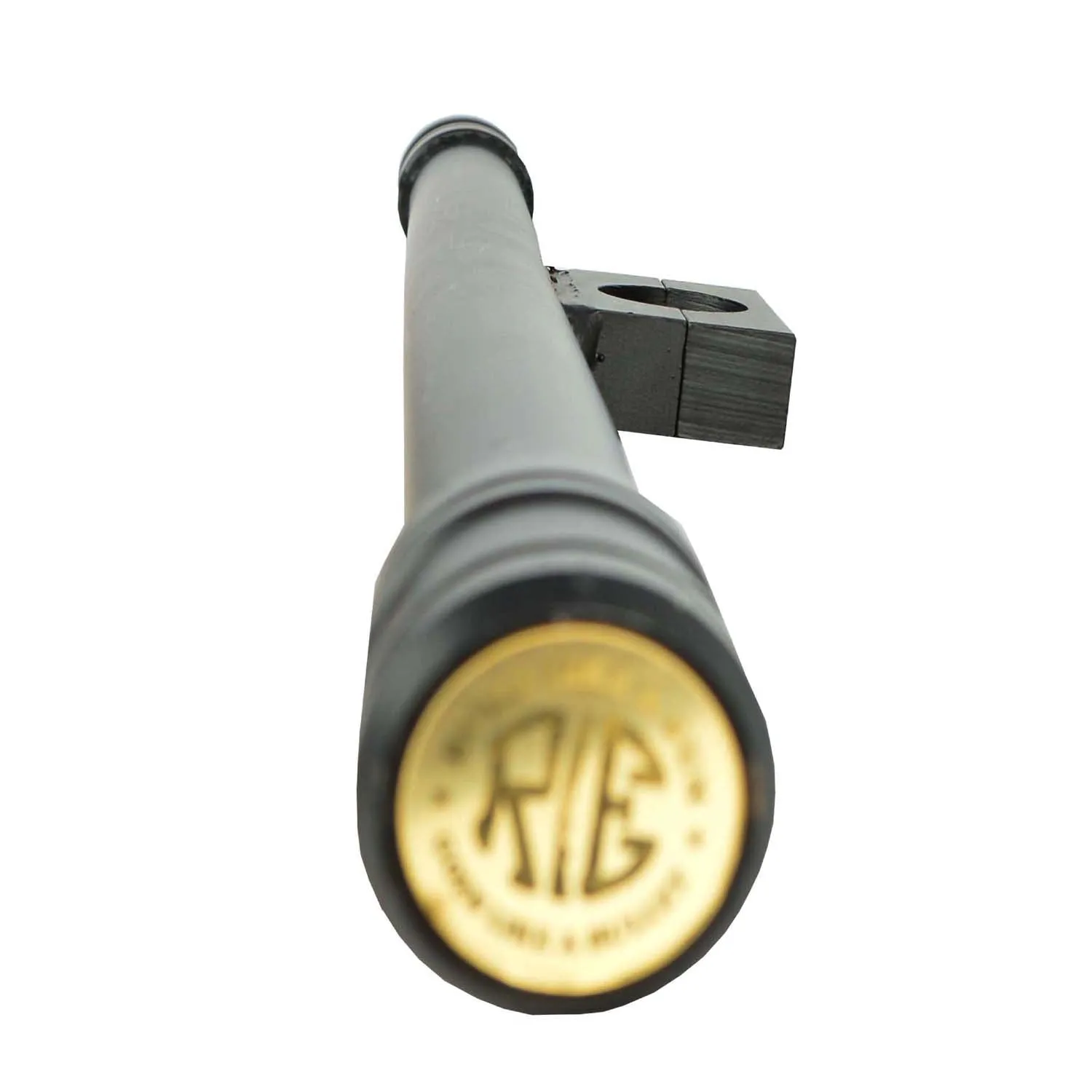 R.J.VON - Heavy Single Rod Black Leg Guard