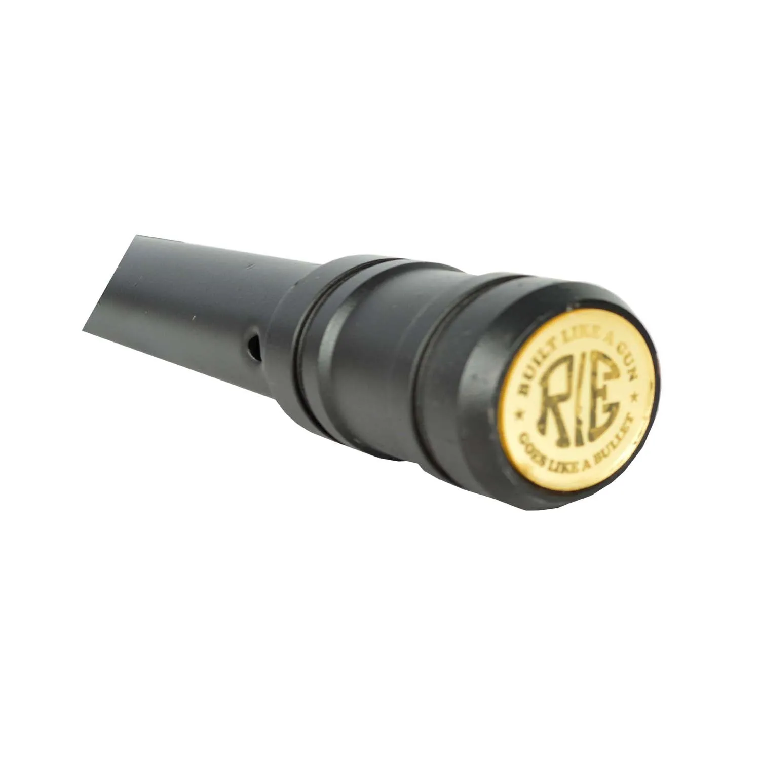 R.J.VON - Heavy Single Rod Black Leg Guard