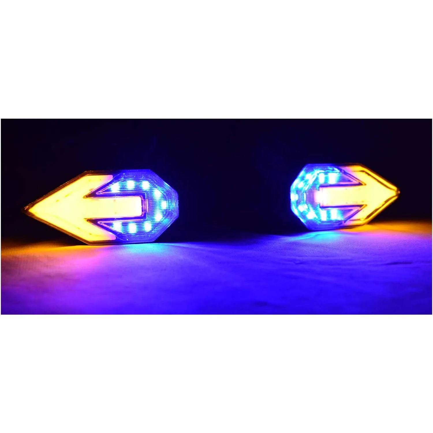 R.J.VON Led Arrow Indicator For Yamaha R15 V3,Honda Cbr,Kawasaki Ninja All Model.