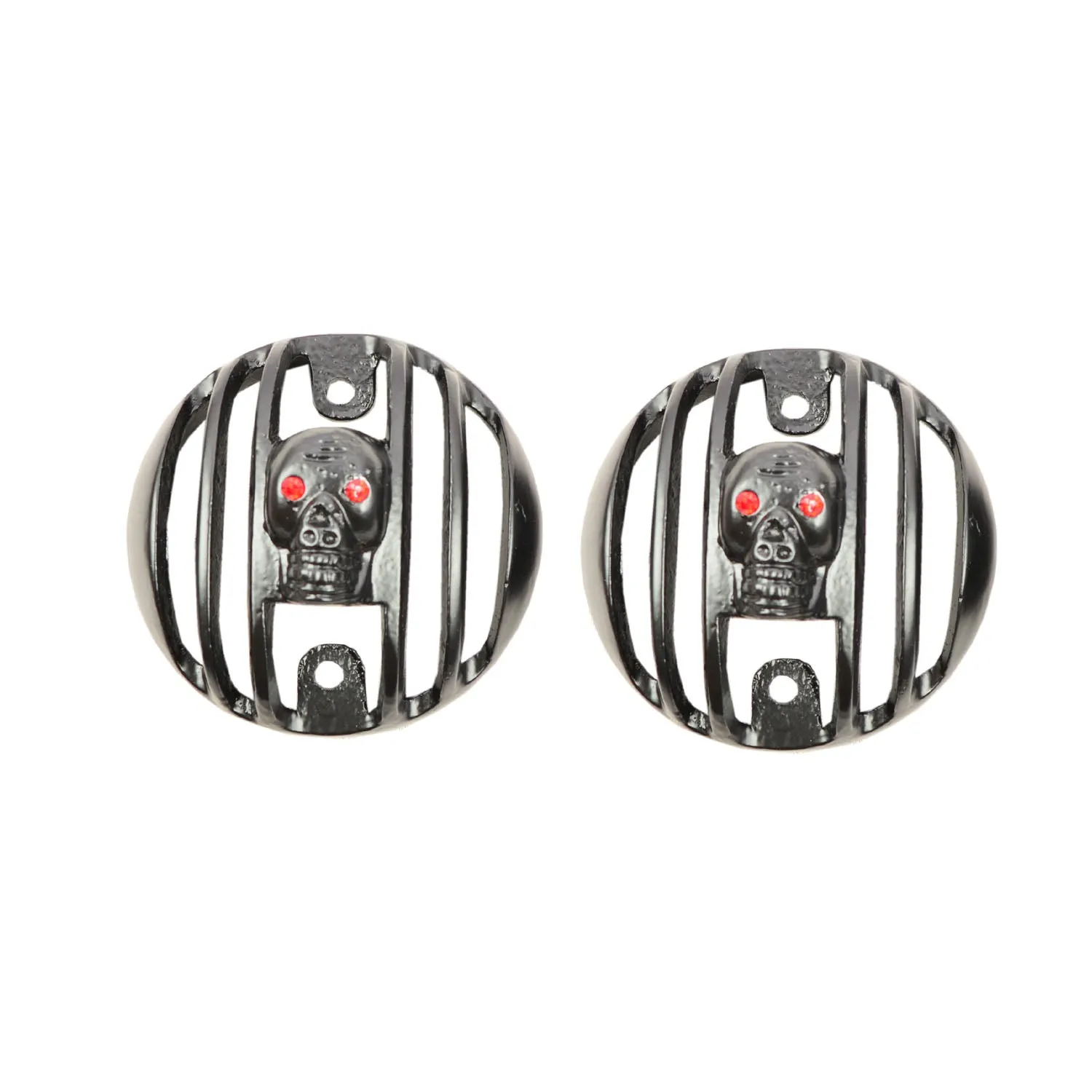 R.J.VON  Skull face Indicator Grill for Royal Enfield Classic 350/500.(Set of2/4)