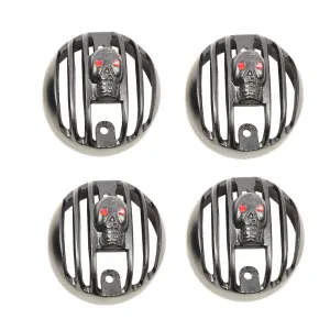 R.J.VON  Skull face Indicator Grill for Royal Enfield Classic 350/500.(Set of2/4)