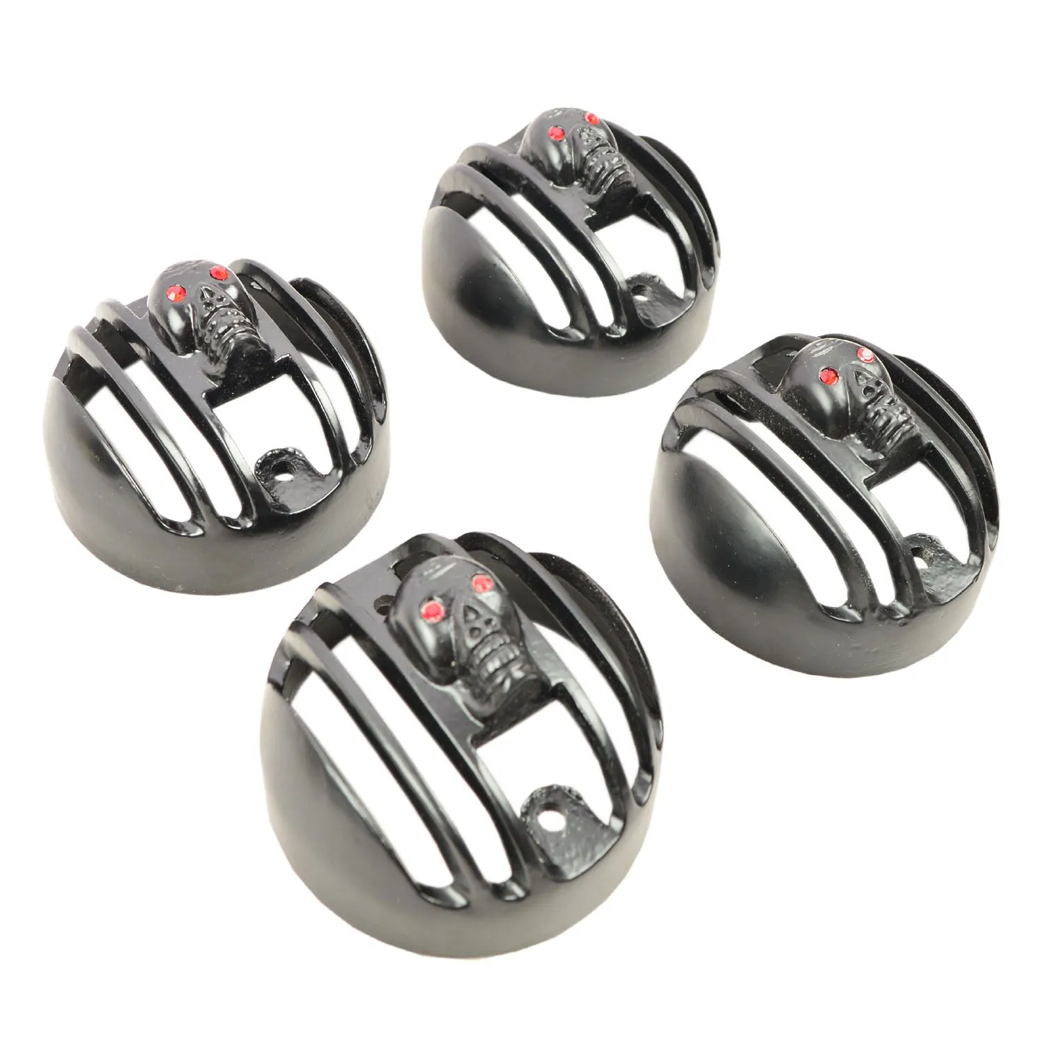 R.J.VON  Skull face Indicator Grill for Royal Enfield Classic 350/500.(Set of2/4)