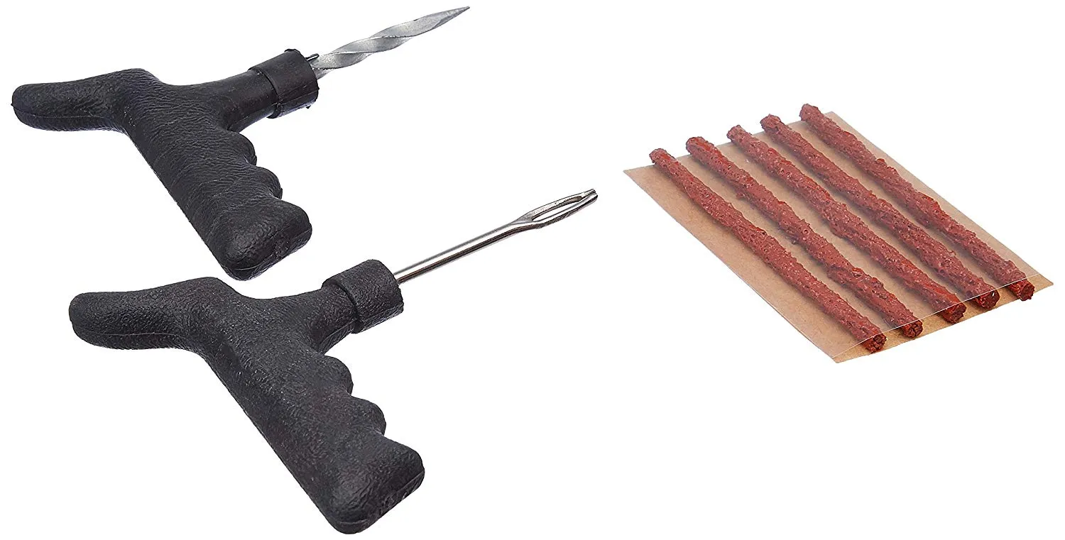 R.J.VON Tubeless Tyre Puncture Repair Kit