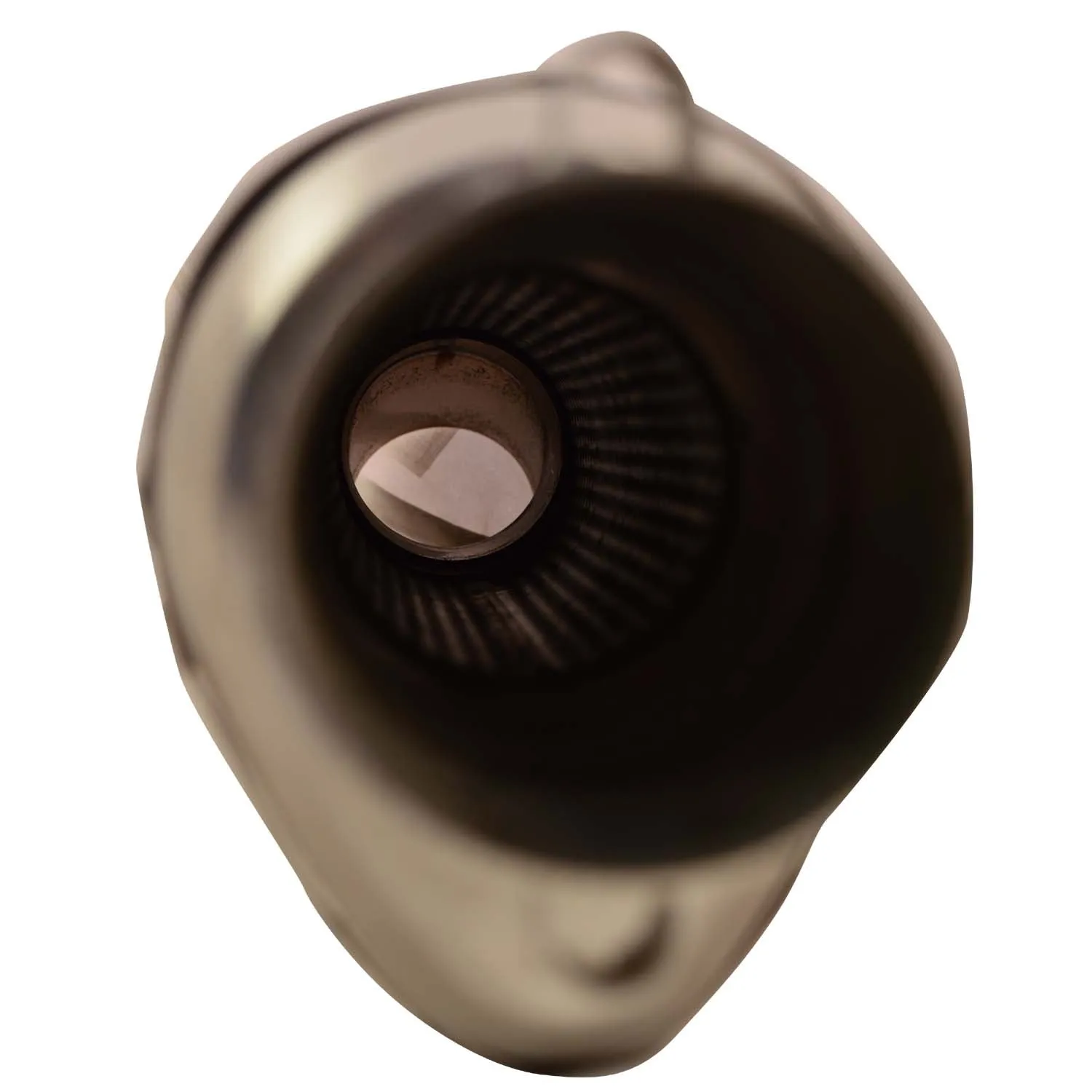 R.J.VON Universal Bike Exhaust Silencer Flame King Big (Silver)