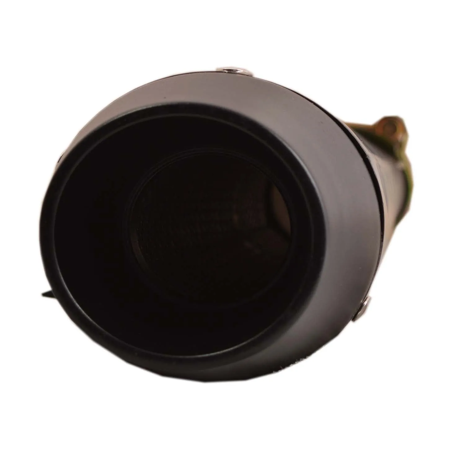 R.J.VON Universal Bike M4 Exhaust Silencer Long Straight (Black)